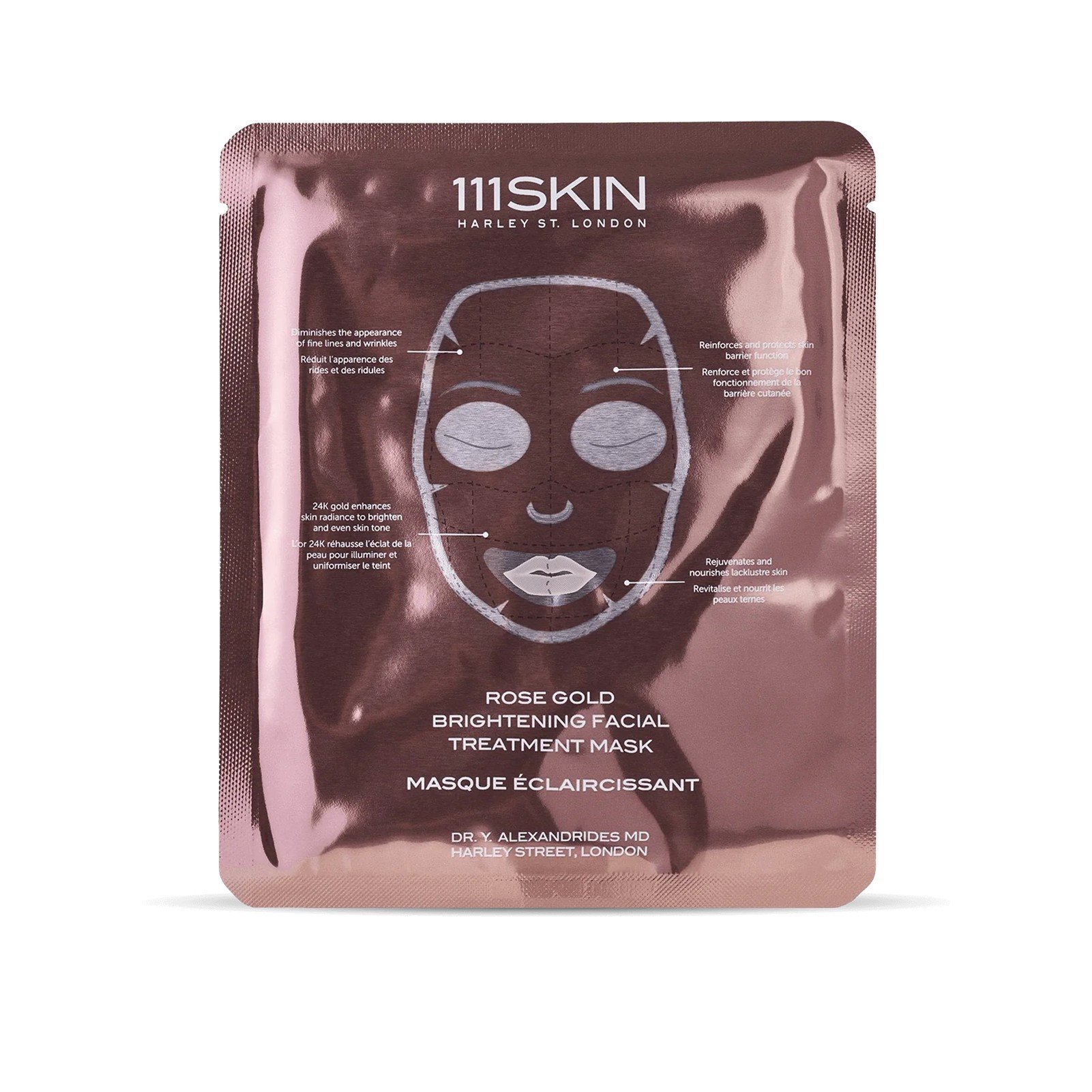 111SKIN Rose Gold Aufhellende Gesichtspflegemaske 5x30ml: Produktbild