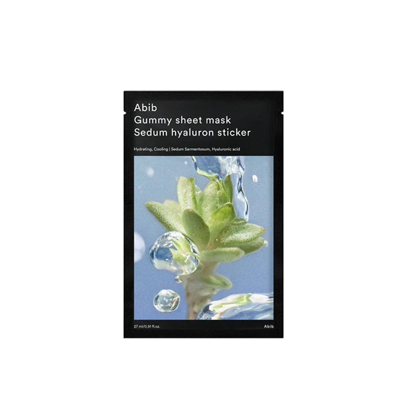 Abib Gummy Tuchmaske Sedum Hyaluron Sticker 27ml: Produktbild