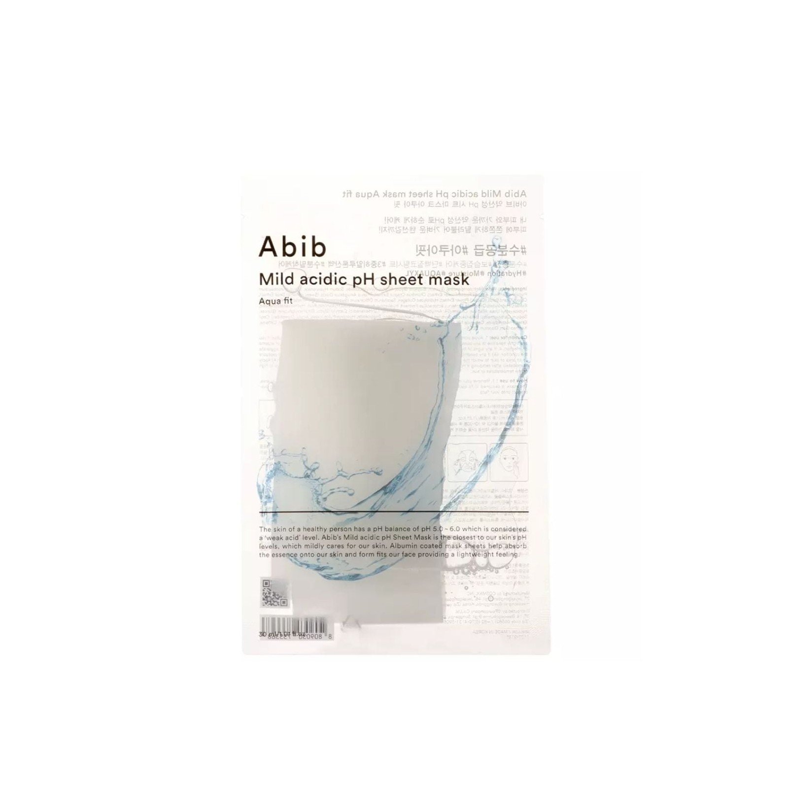 Abib Mild Acidic pH Tuchmaske Aqua Fit 30ml: product photo