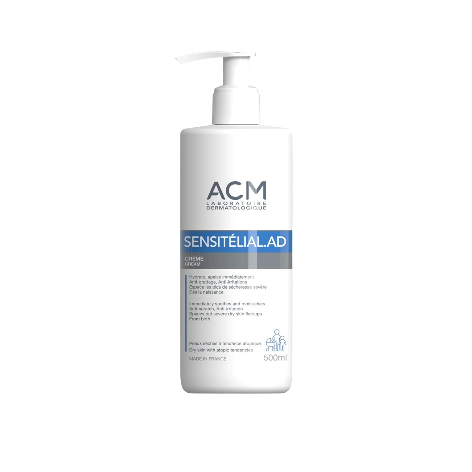 ACM Laboratoire Sensitélial.AD Creme 500ml: Produktbild