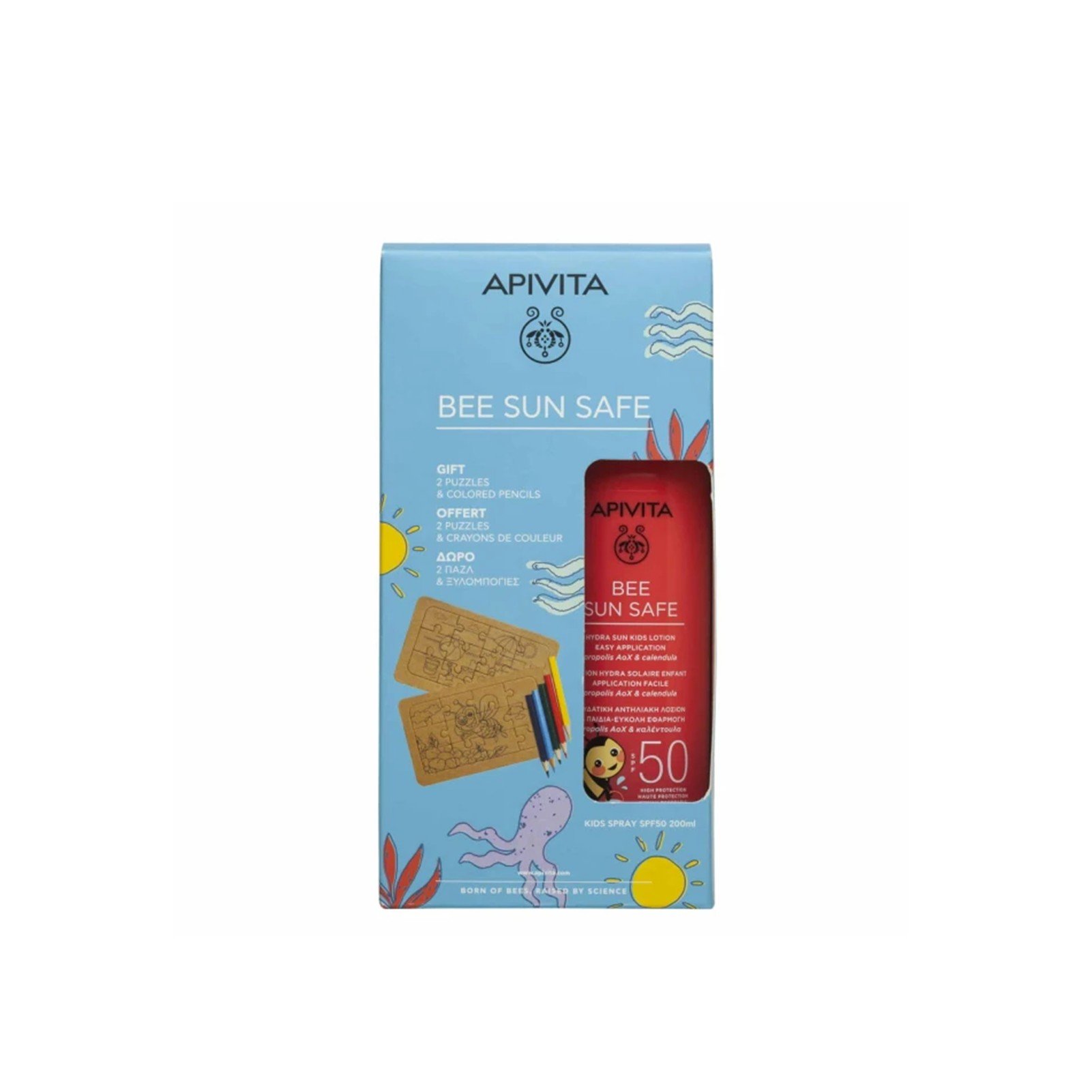 APIVITA Bee Sun Safe Hydra Sun Kids Lotion-Spray SPF50 Set: product photo