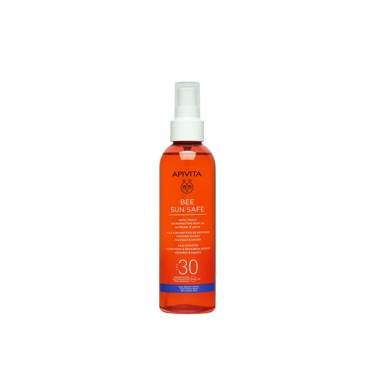 APIVITA Bee Sun Safe Satin Touch bräunungsperfektionierendes Körperöl SPF30 200ml: product photo