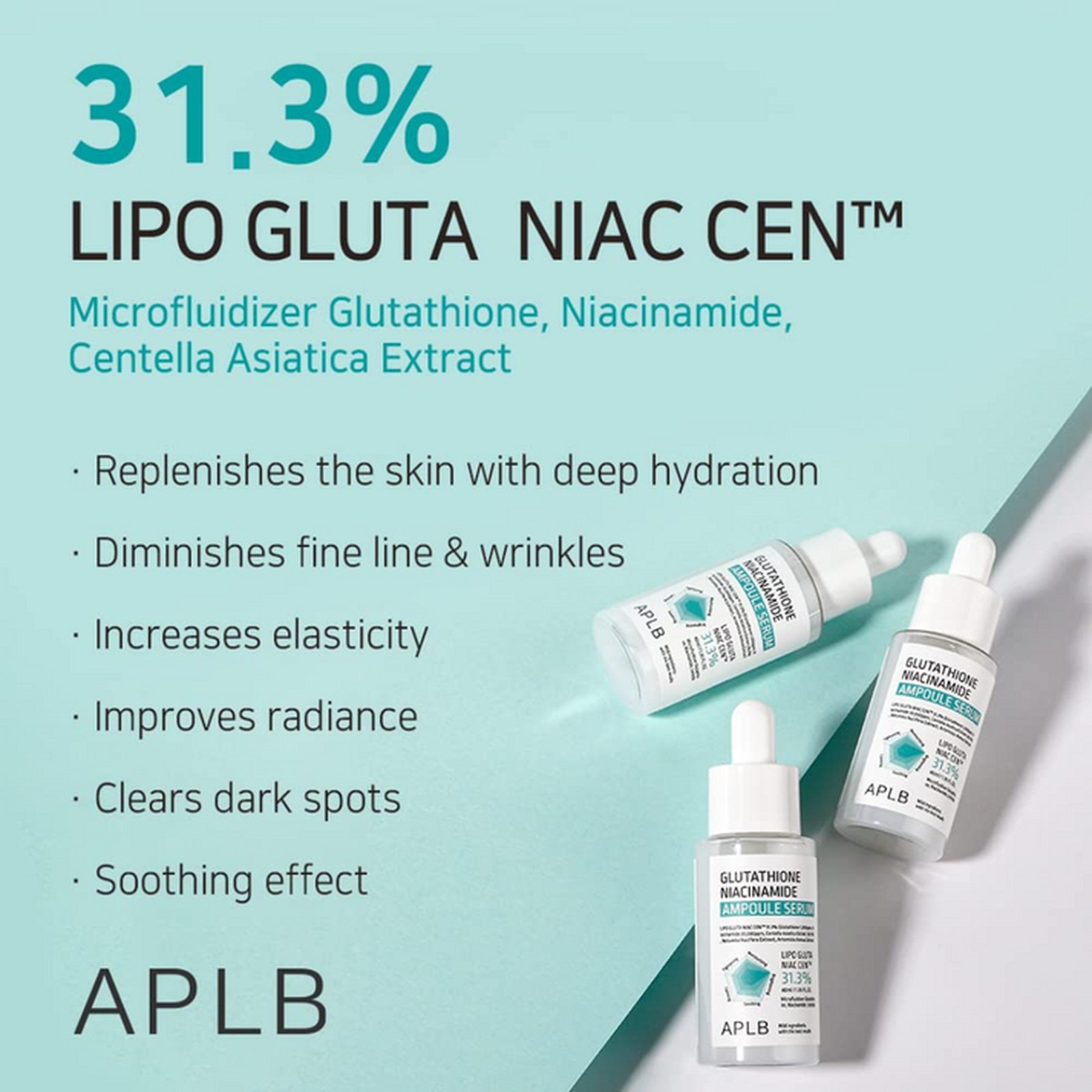 aplb glutathione niacinamide serum review Ampoule 40ml Maldives DE