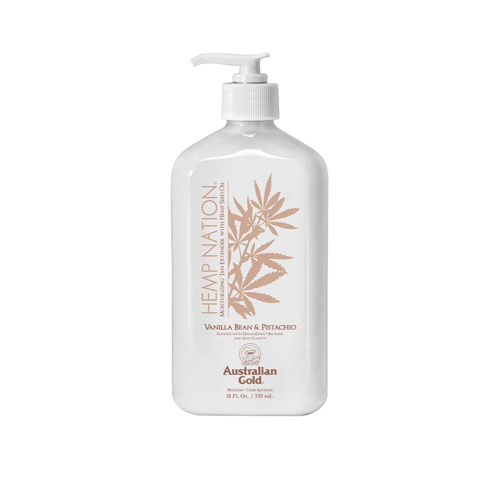 Australian Gold Hemp Nation Vanilla Bean & Pistachio Feuchtigkeitsspendender Bräunungsverlängerer 535ml: product photo