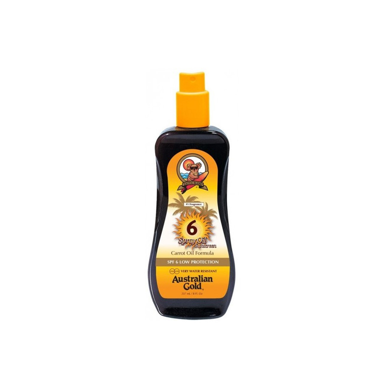 Australian Gold Sonnenschutz-Öl-Spray Karottenöl-Formel SPF6 237ml: Produktbild