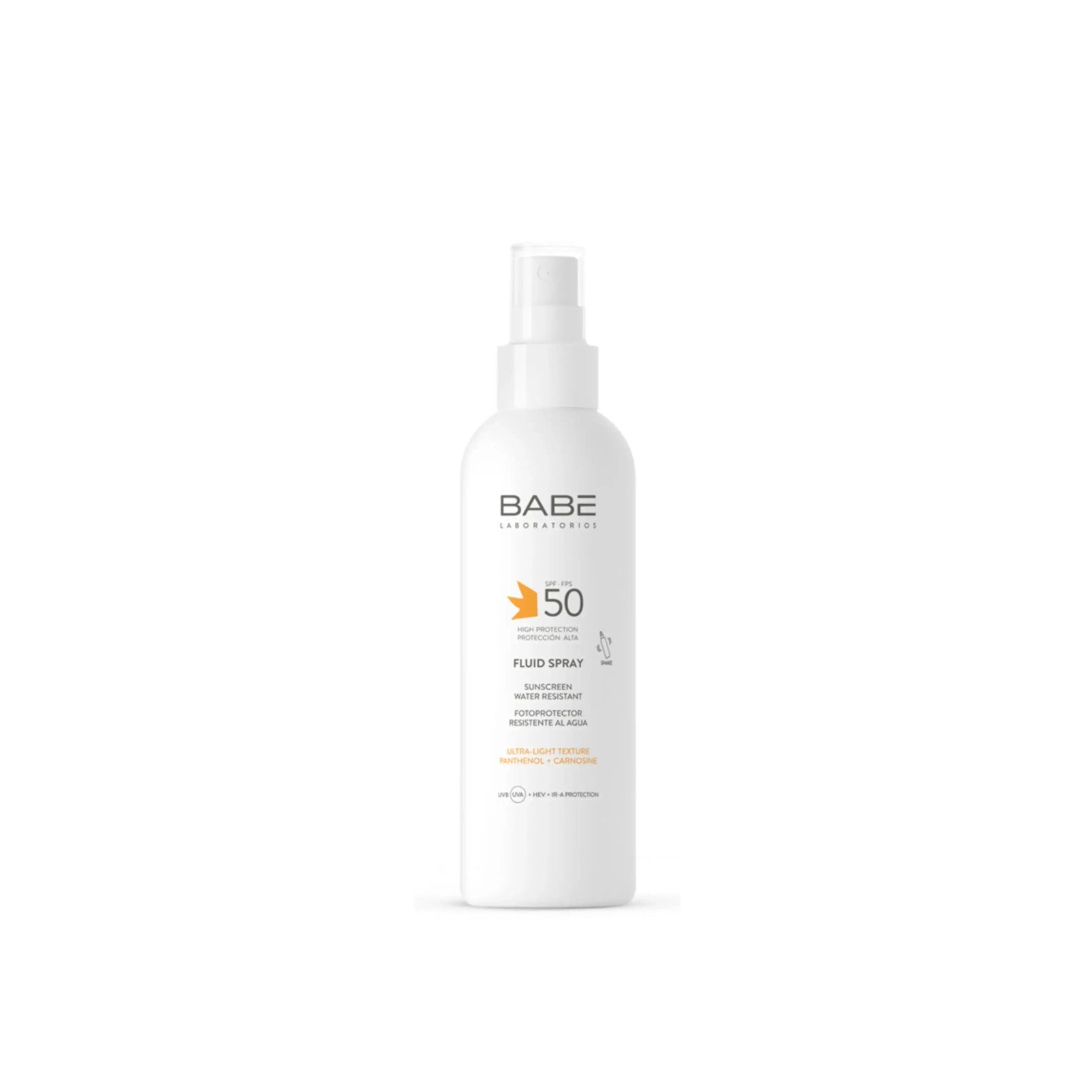 Babé Fluid Spray Sonnenschutz SPF50 200ml: Produktbild
