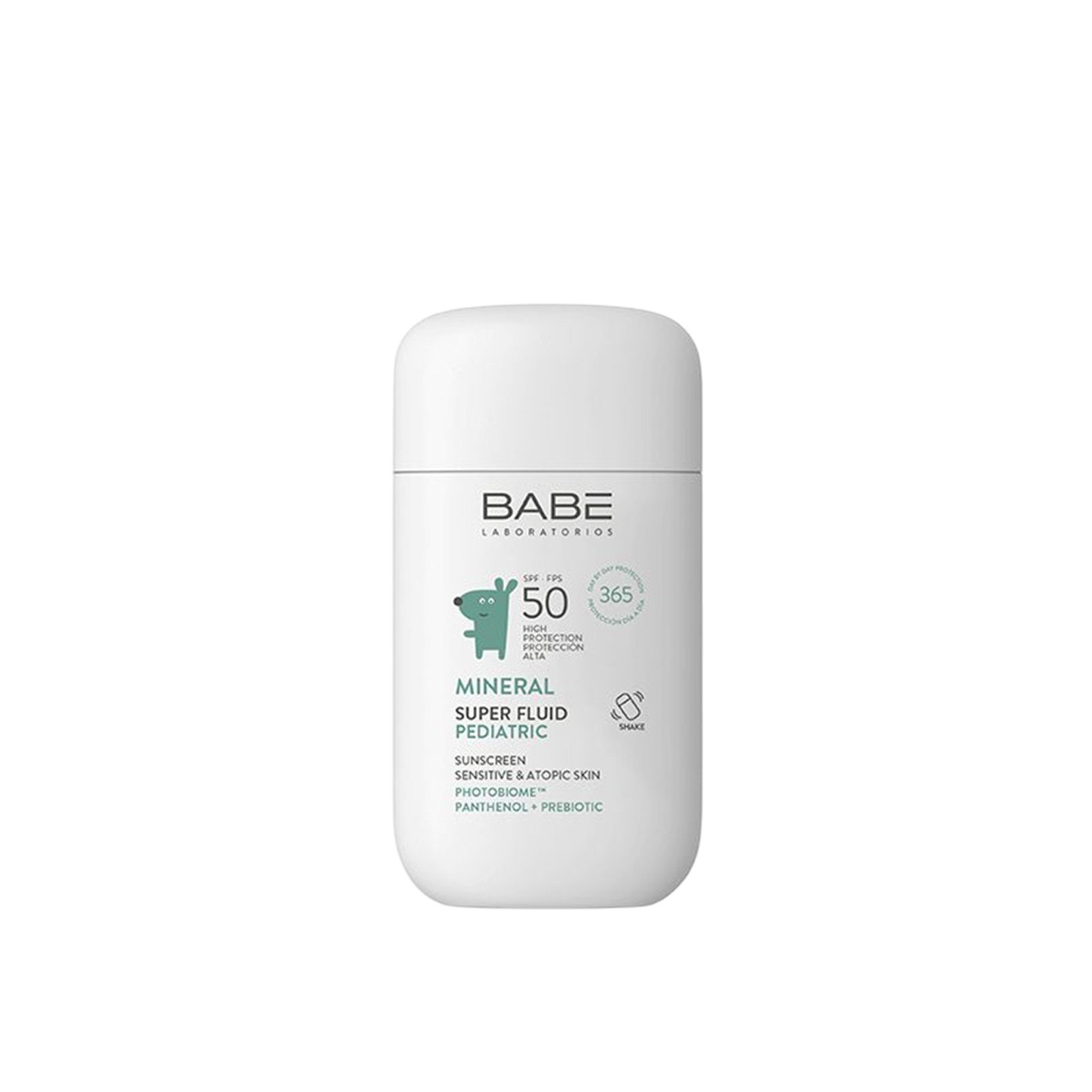 Babé Super Fluid Mineralischer Sonnenschutz für Kinder LSF50 50ml: Produktbild