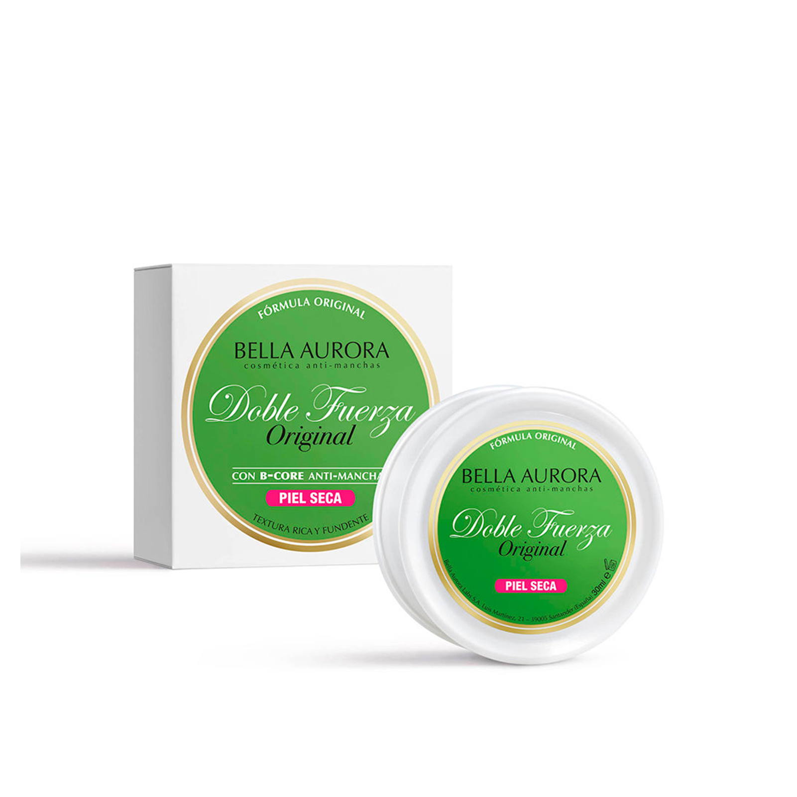 Bella Aurora Doppelte Stärke Original Anti-Flecken-Creme Trockene Haut 30ml: Produktbild