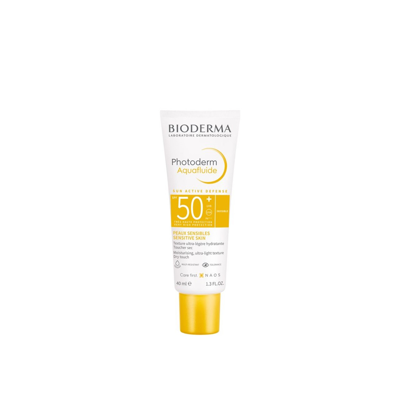 Bioderma Photoderm Aquafluide Unsichtbar Empfindliche Haut LSF50+ Sonnenschutz 40ml: Produktbild