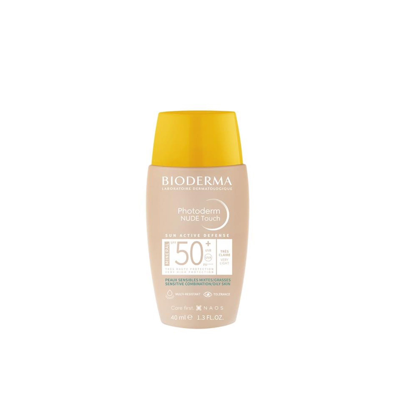 Bioderma Photoderm Nude Touch Mineral SPF50+ Very Light Sonnenschutz 40ml: Produktbild