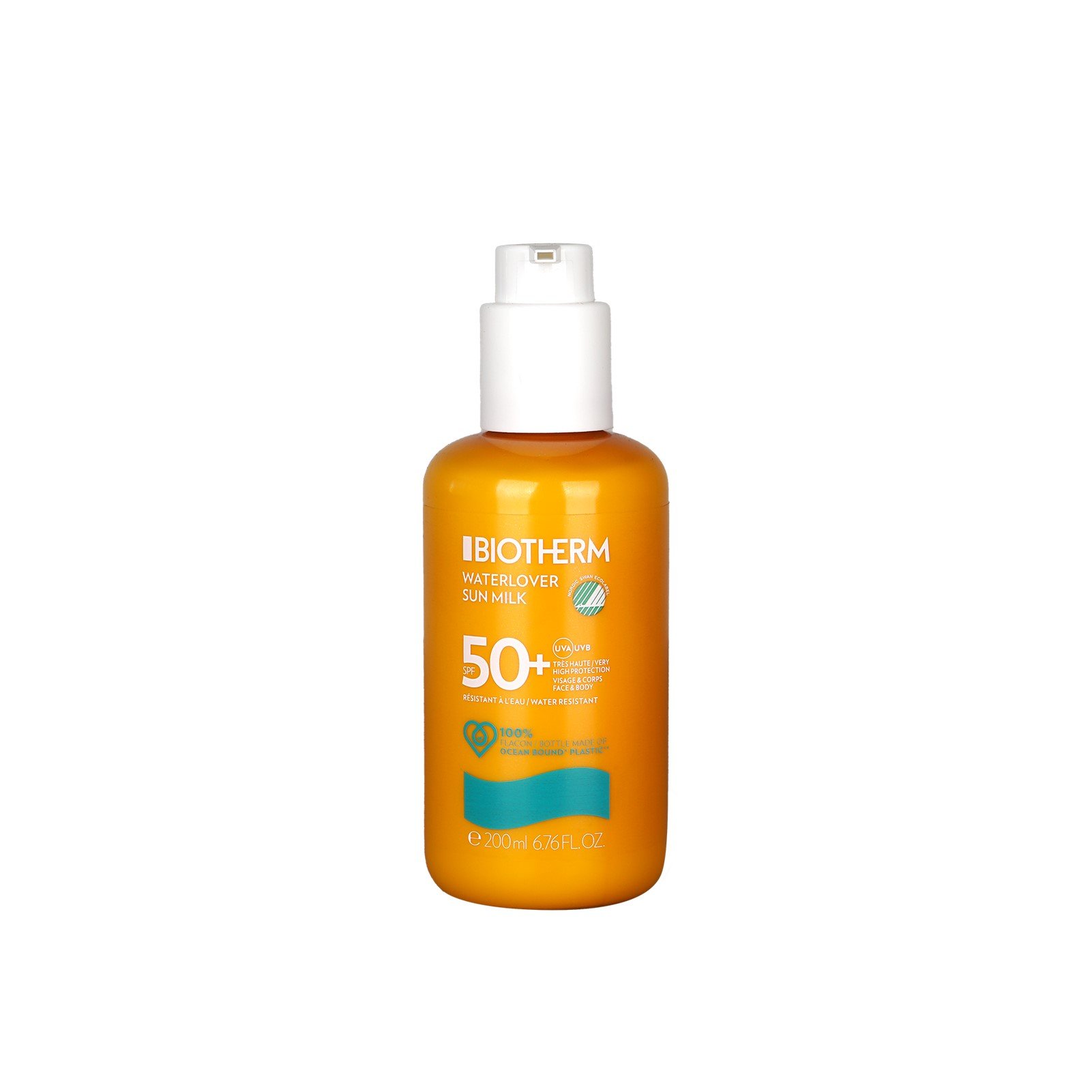 Biotherm Waterlover Sonnenmilch SPF50+ 200ml: Produktbild