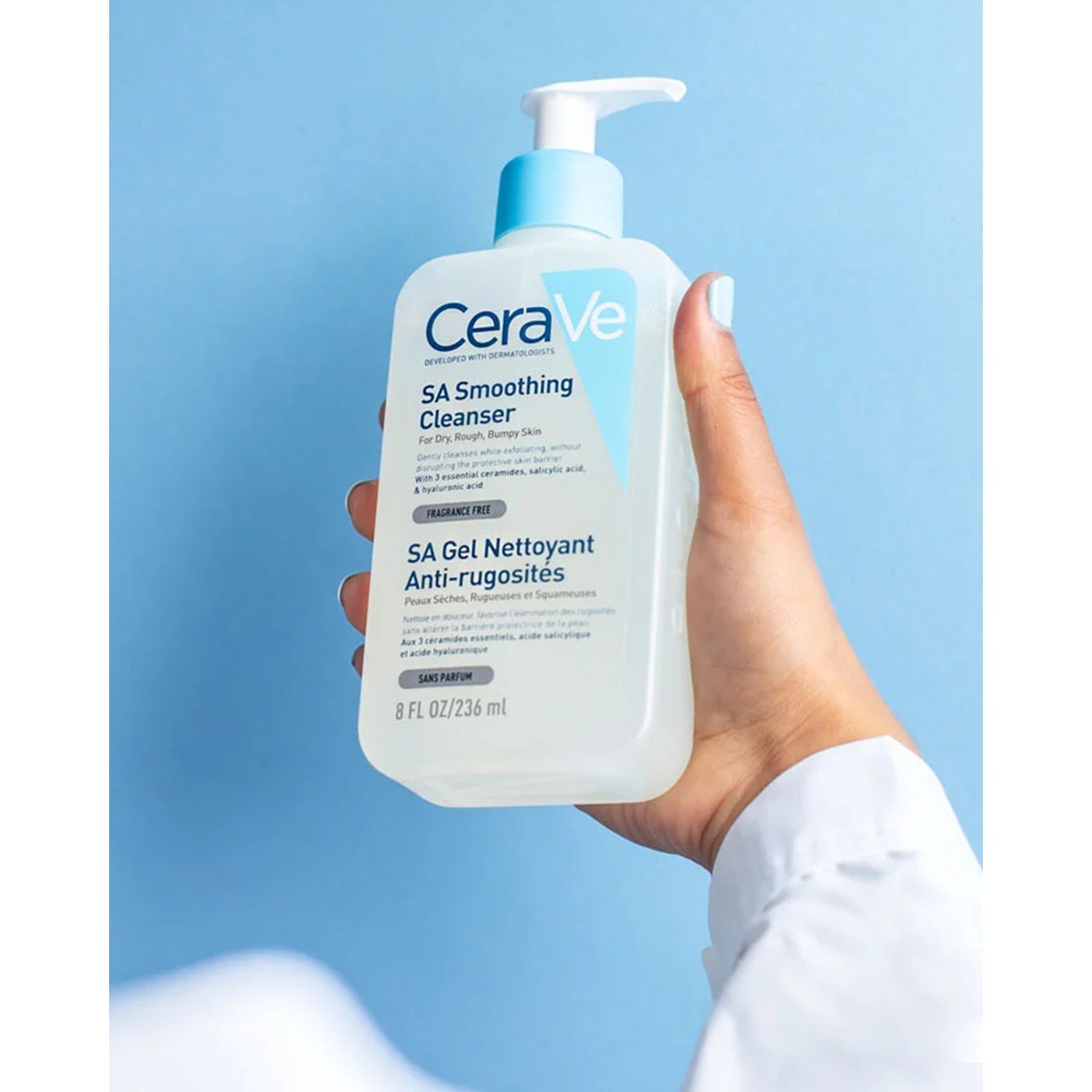 CeraVe SA Smoothing Cleanser Bumpy Skin 473ml (15.99floz) USA