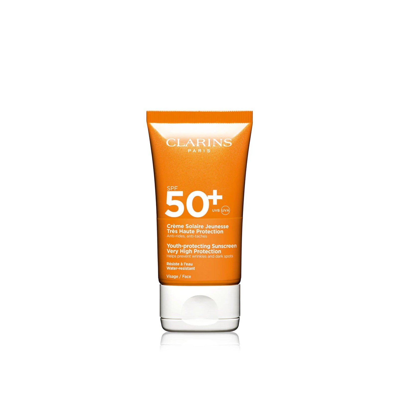 Clarins Sonnenschutz Jugendbewahrend Sehr Hoher Schutz SPF50+ 50ml: product photo