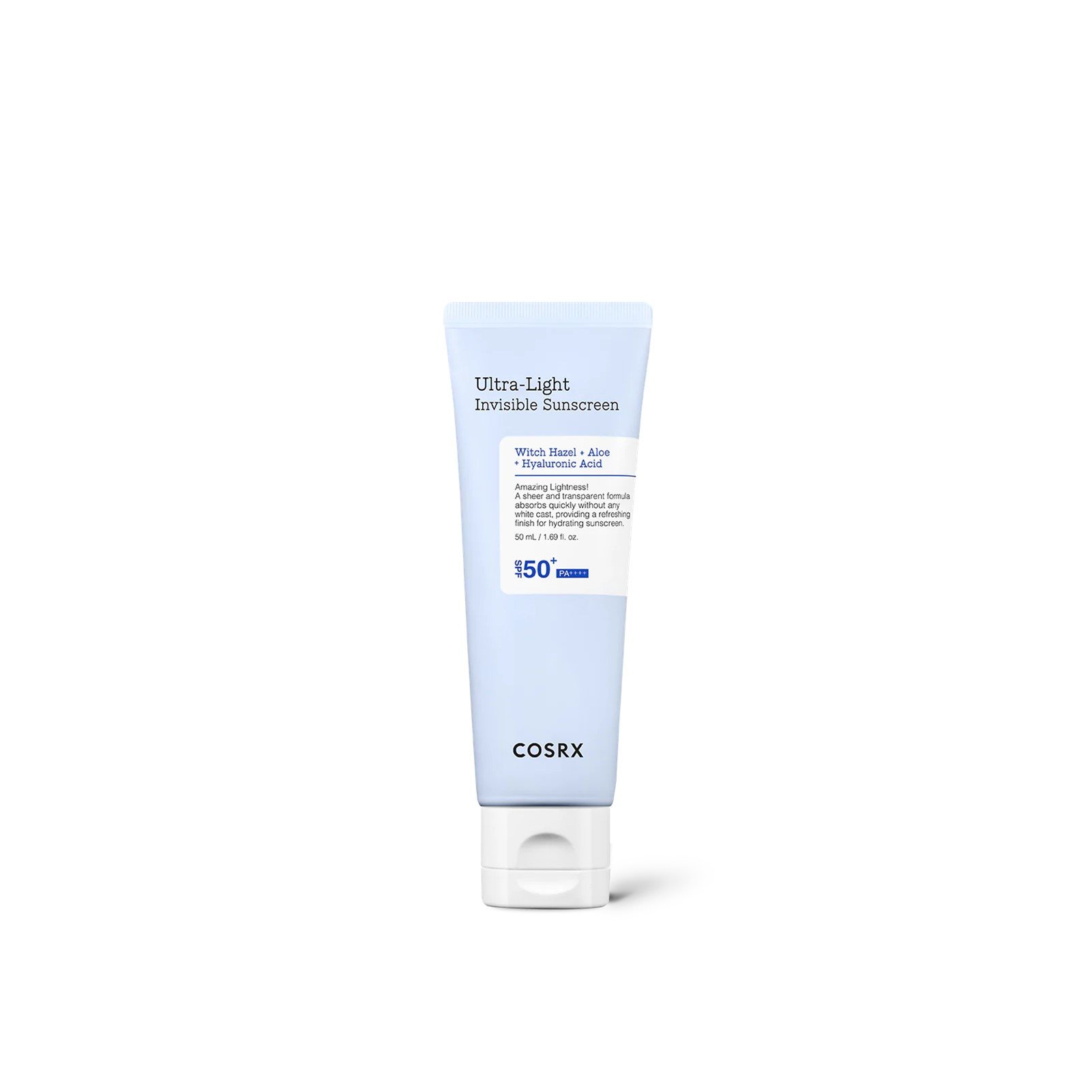COSRX Ultraleichte Unsichtbare Sonnencreme SPF50 50ml: Produktbild