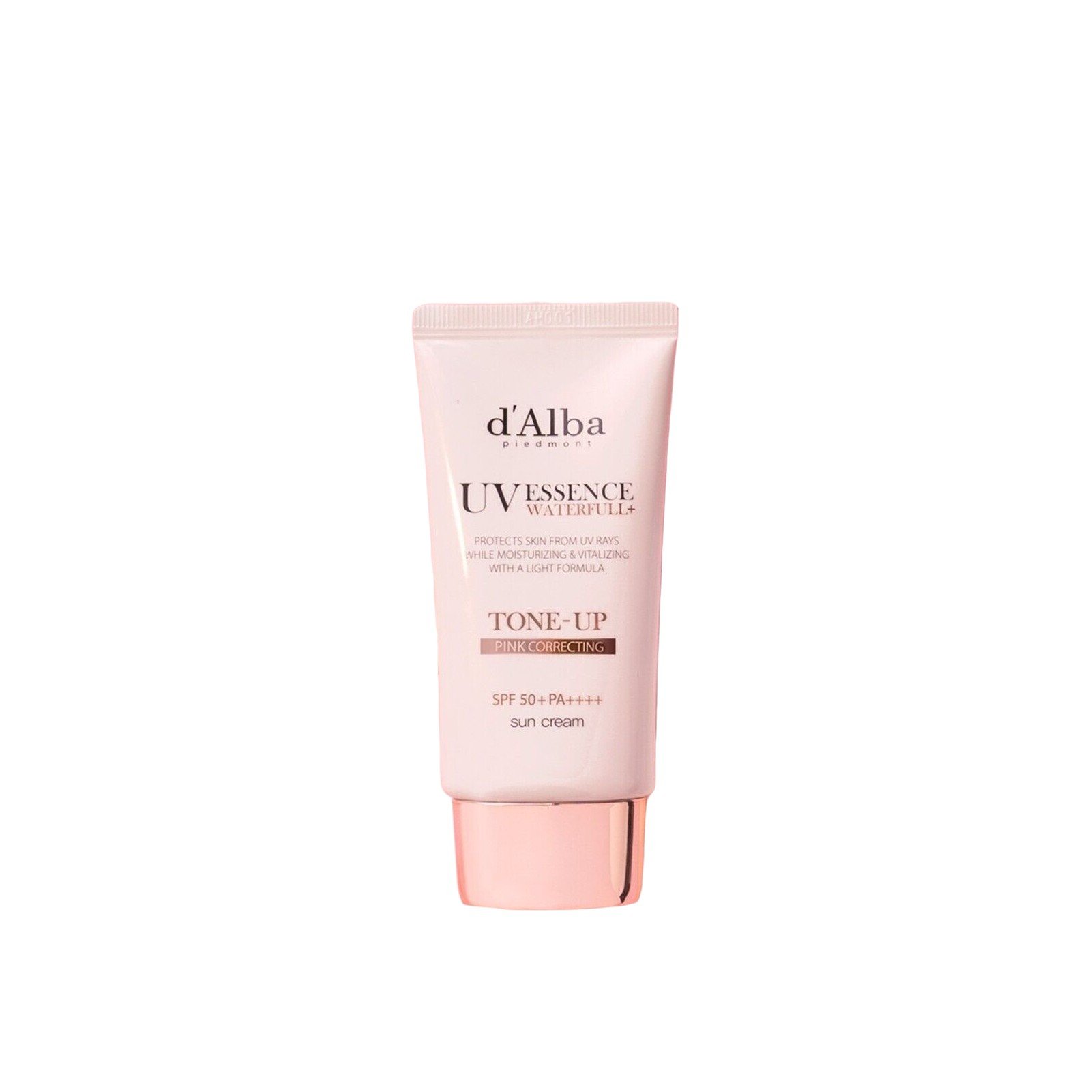 d'Alba Waterfull Tonisierende Rosa Korrigierende Sonnencreme SPF50+ 50ml: Produktbild