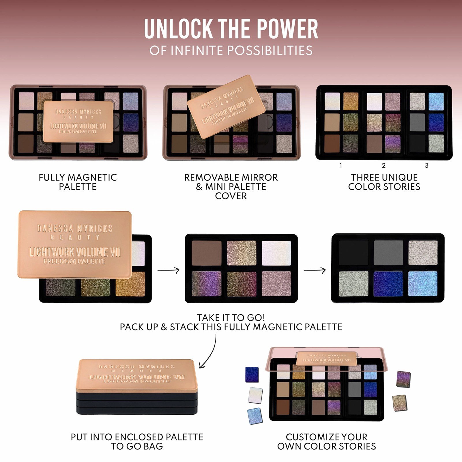 Danessa Myricks Beauty Lightwork Volume Freedom Palette Volume VII