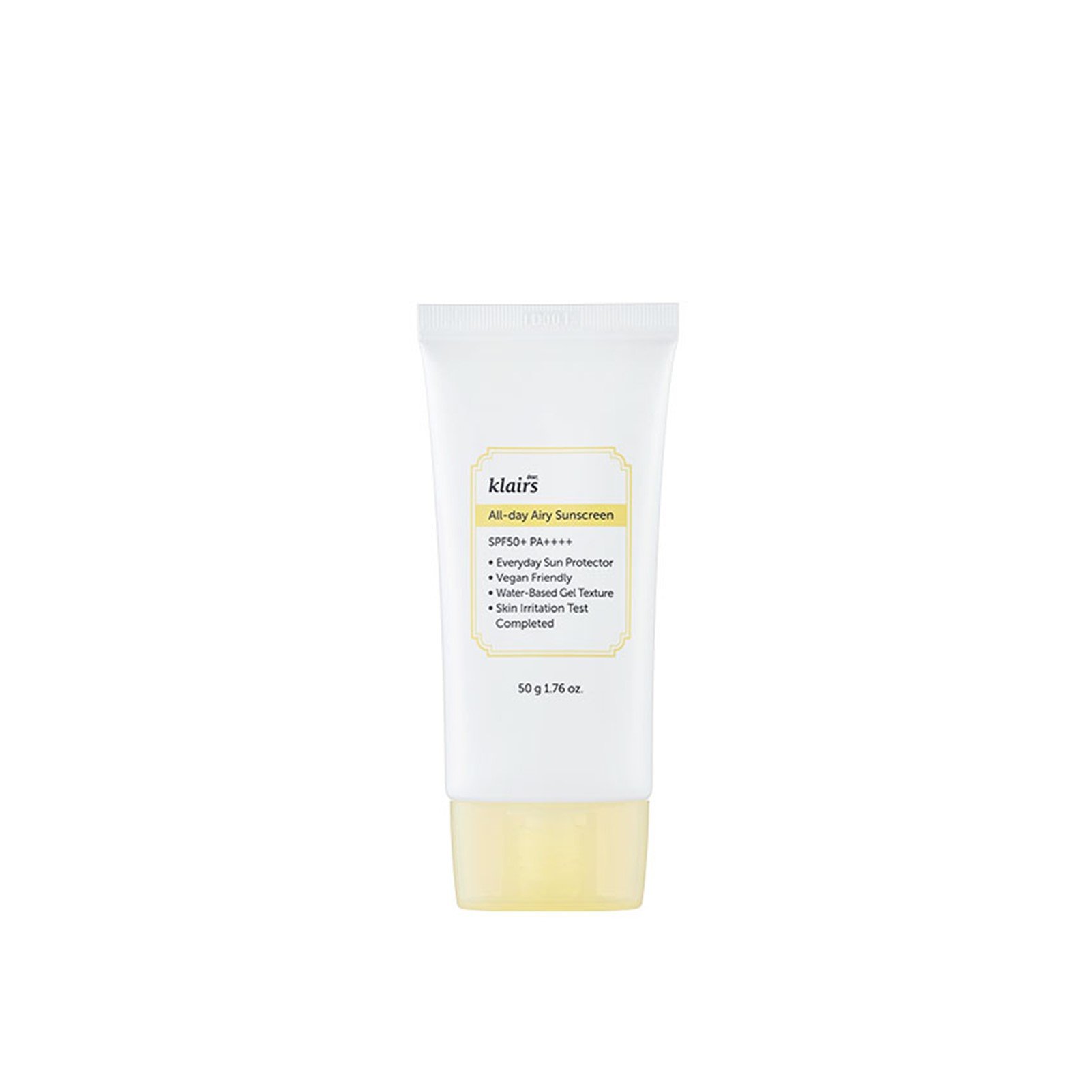 Dear, Klairs All-day Airy Sonnenschutz SPF50+ 50g: Produktbild