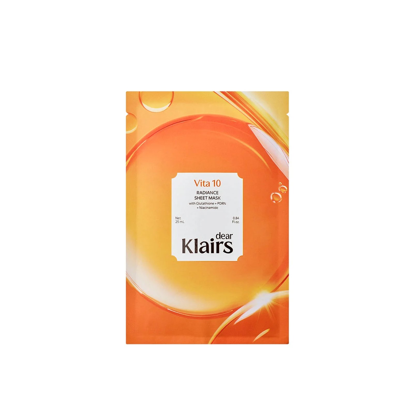 Dear, Klairs Vita 10 Radiance Sheet Mask 25ml: product photo