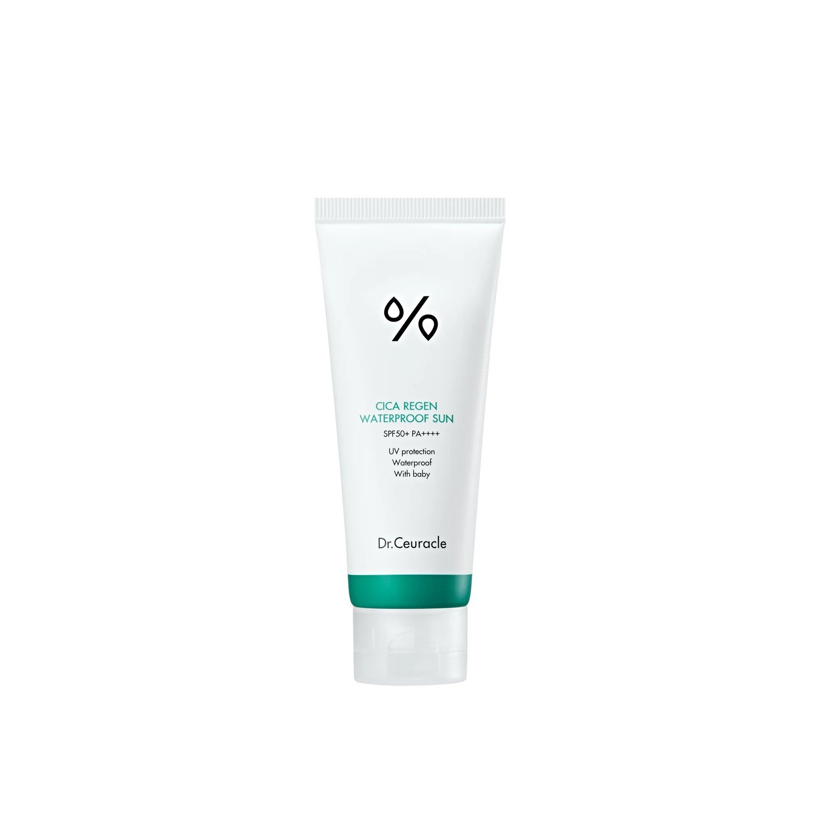Dr. Ceuracle Cica Regen Wasserfeste Sonnencreme SPF50+ 100ml: Produktbild