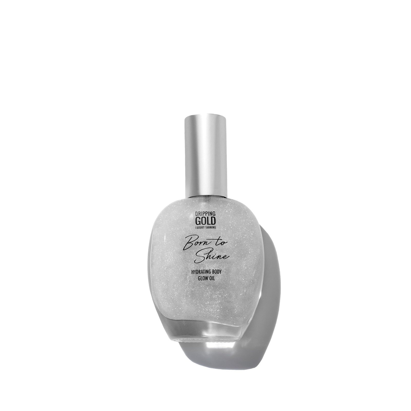 Dripping Gold Luxury Tanning Born to Shine Feuchtigkeitsspendendes Körper-Glow-Öl Silver 55ml: Produktbild