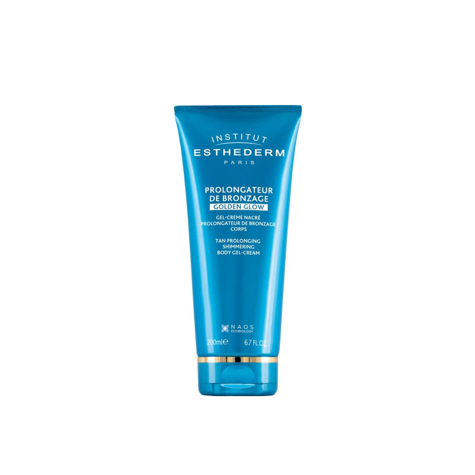 Esthederm Golden Glow Bräunungsverlängerndes Schimmerndes Körper-Gel-Creme 200ml: Produktbild