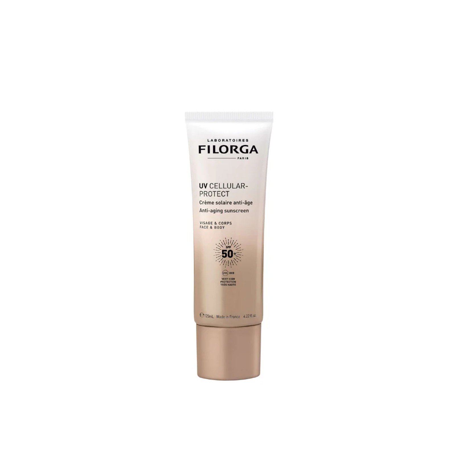 Filorga UV Celular-Protect Sonnenschutz Gesicht & Körper SPF50+ 125ml: Produktbild