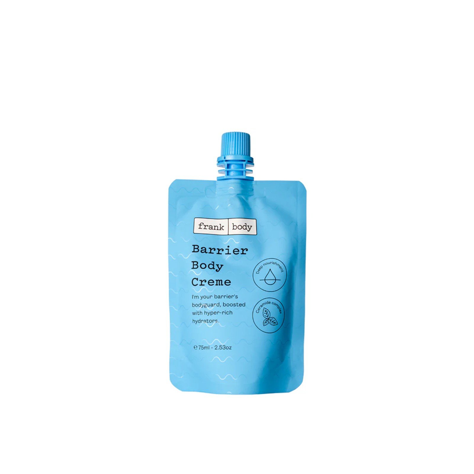 Frank Body Barrier Körpercreme 75ml: Produktbild