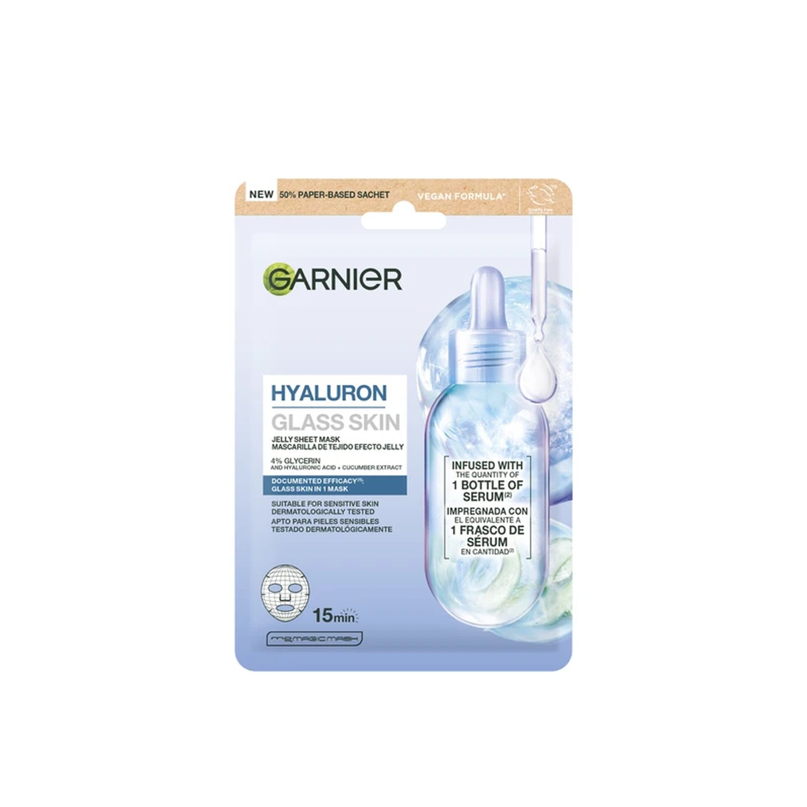 Garnier Hyaluron Glass Skin Jelly Sheet Mask x1: product photo