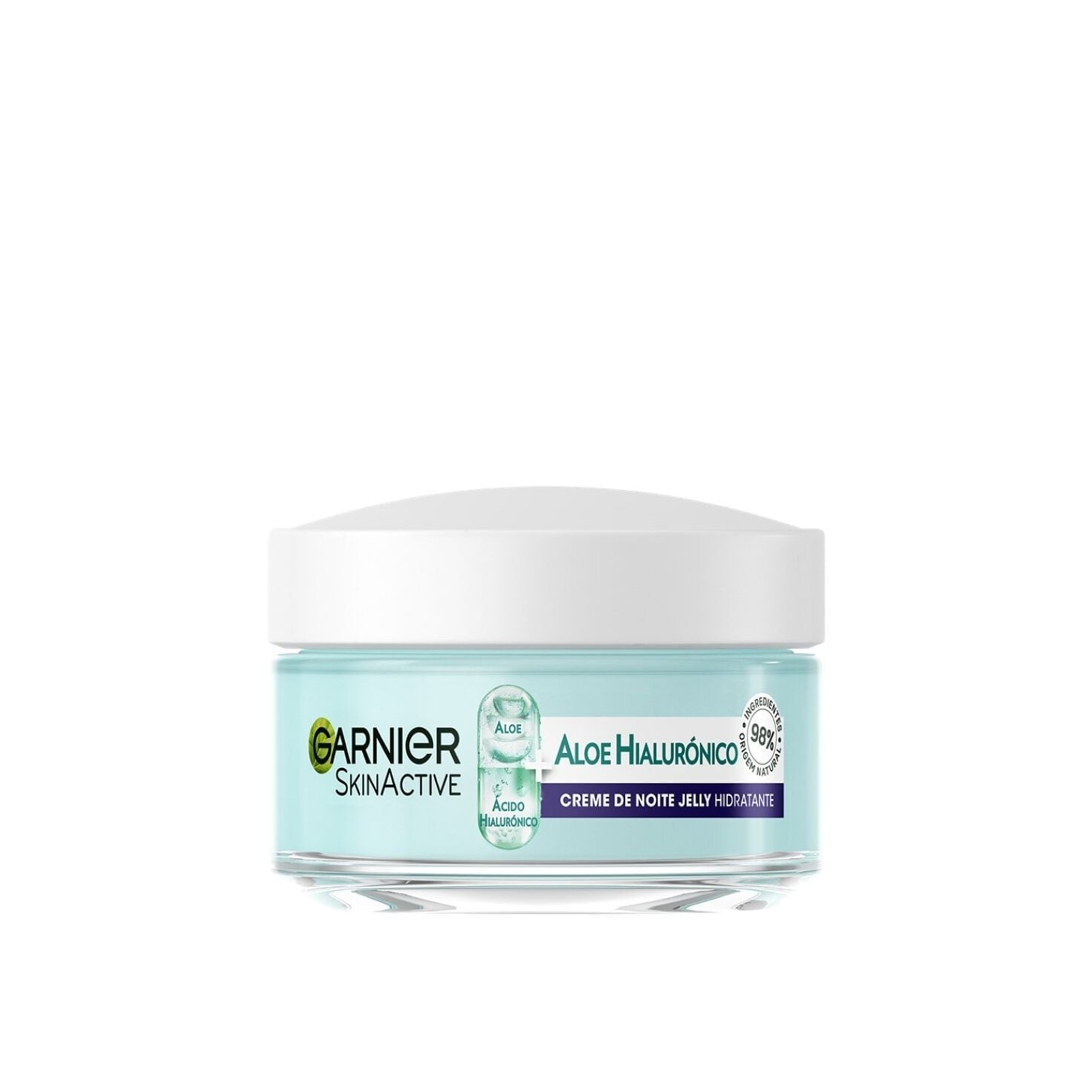 Garnier Feuchtigkeitsspendende Hyaluron-Aloe Gel-Nachtcreme 50ml: Produktbild
