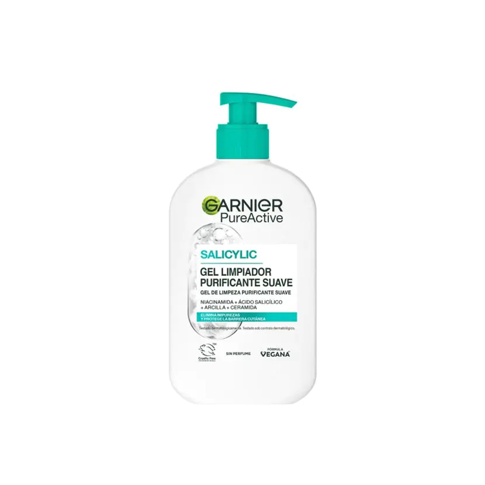Garnier Pure Active Sanftes Reinigungsgel mit Salicylsäure Klärend 250ml: product photo