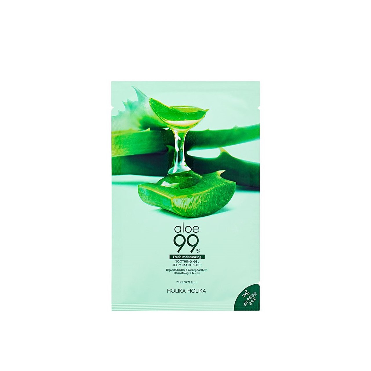 Holika Holika Aloe 99% Beruhigende Gelee-Tuchmaske 23ml: product photo