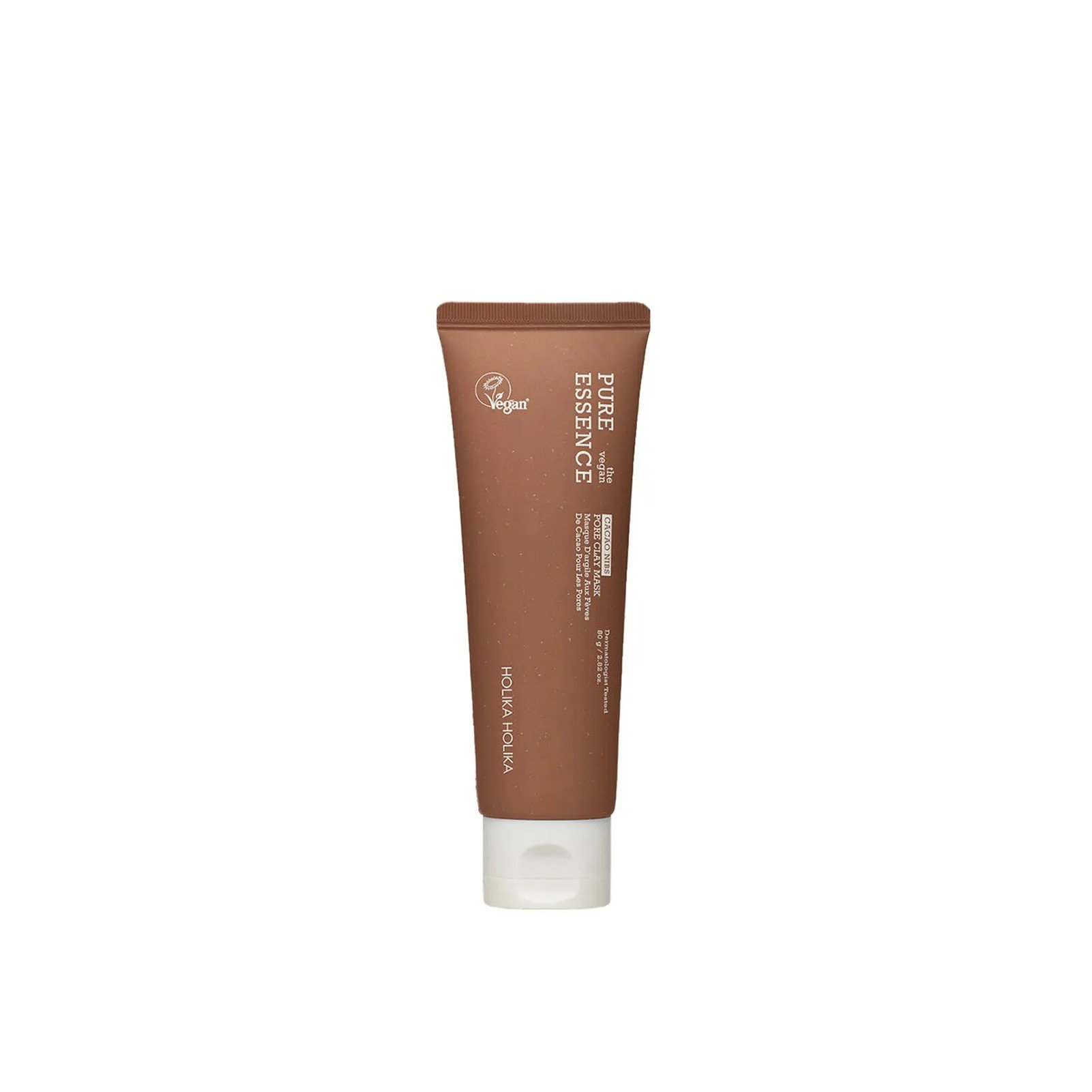 Holika Holika Pure Essence The Vegan Kakaonibs Poren-Tonerdemaske 80g: Produktbild