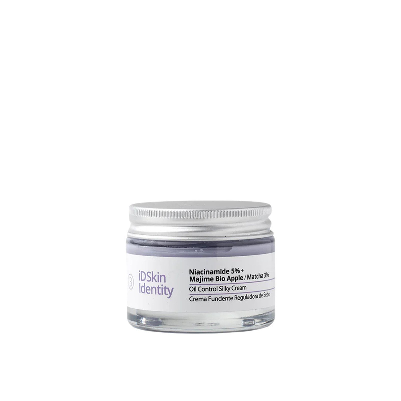 iD Skin Identity Niacinamide 5% + Majime Bio Apple/Matcha 3% Ölkontrolle Seidige Creme 50ml: Produktbild