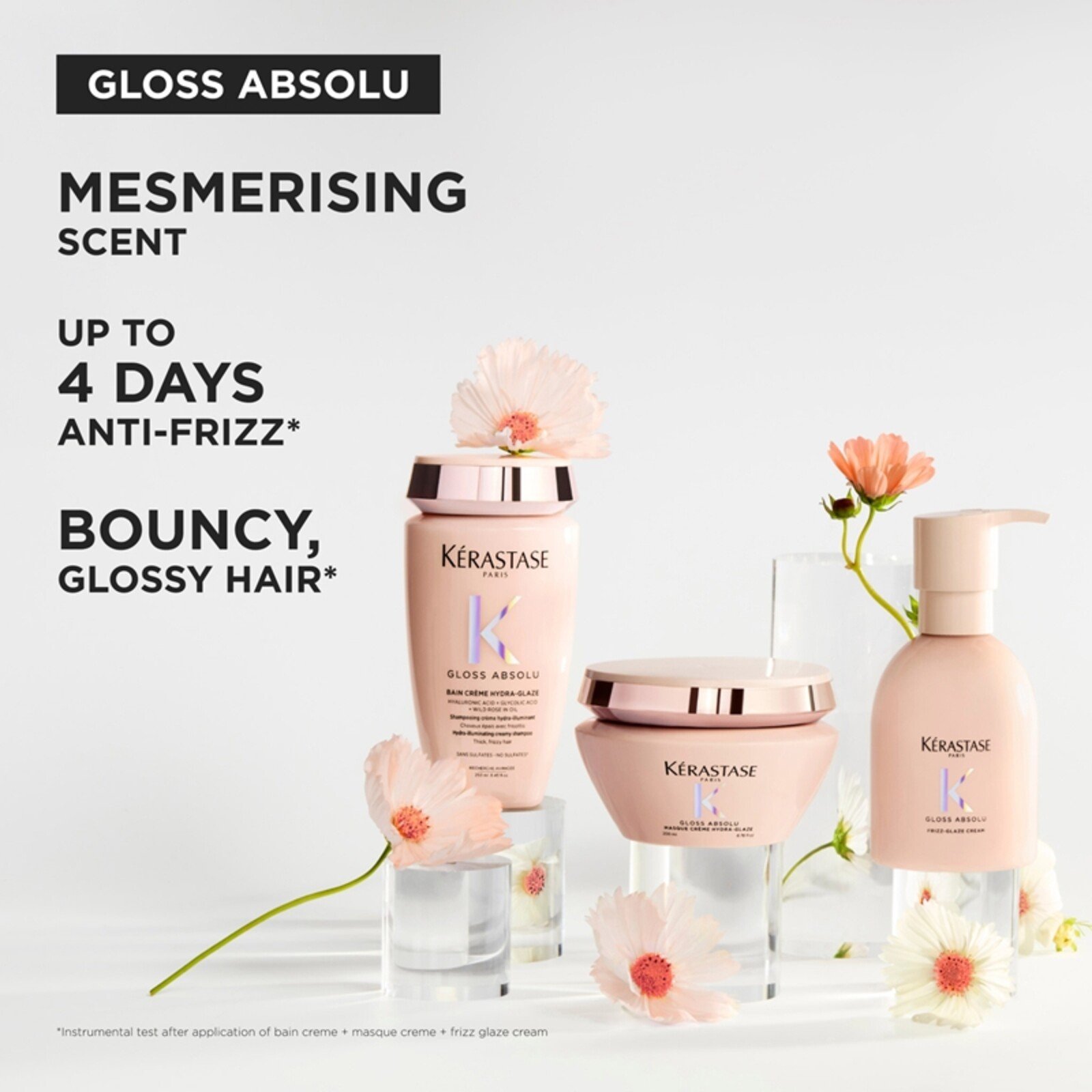 Kérastase Gloss Absolu Frizz-Glaze Cream 240ml (8.11floz) USA