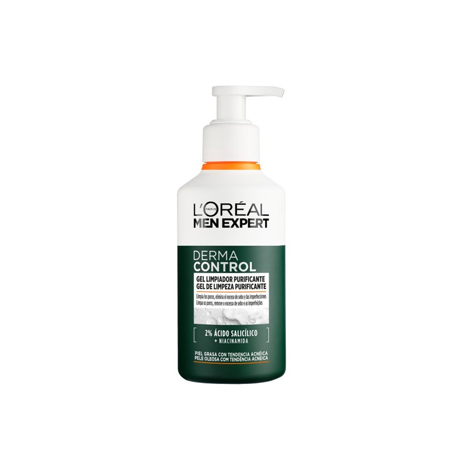 L'Oréal Paris Men Expert Derma Control Klärendes Reinigungsgel 260ml: Produktbild