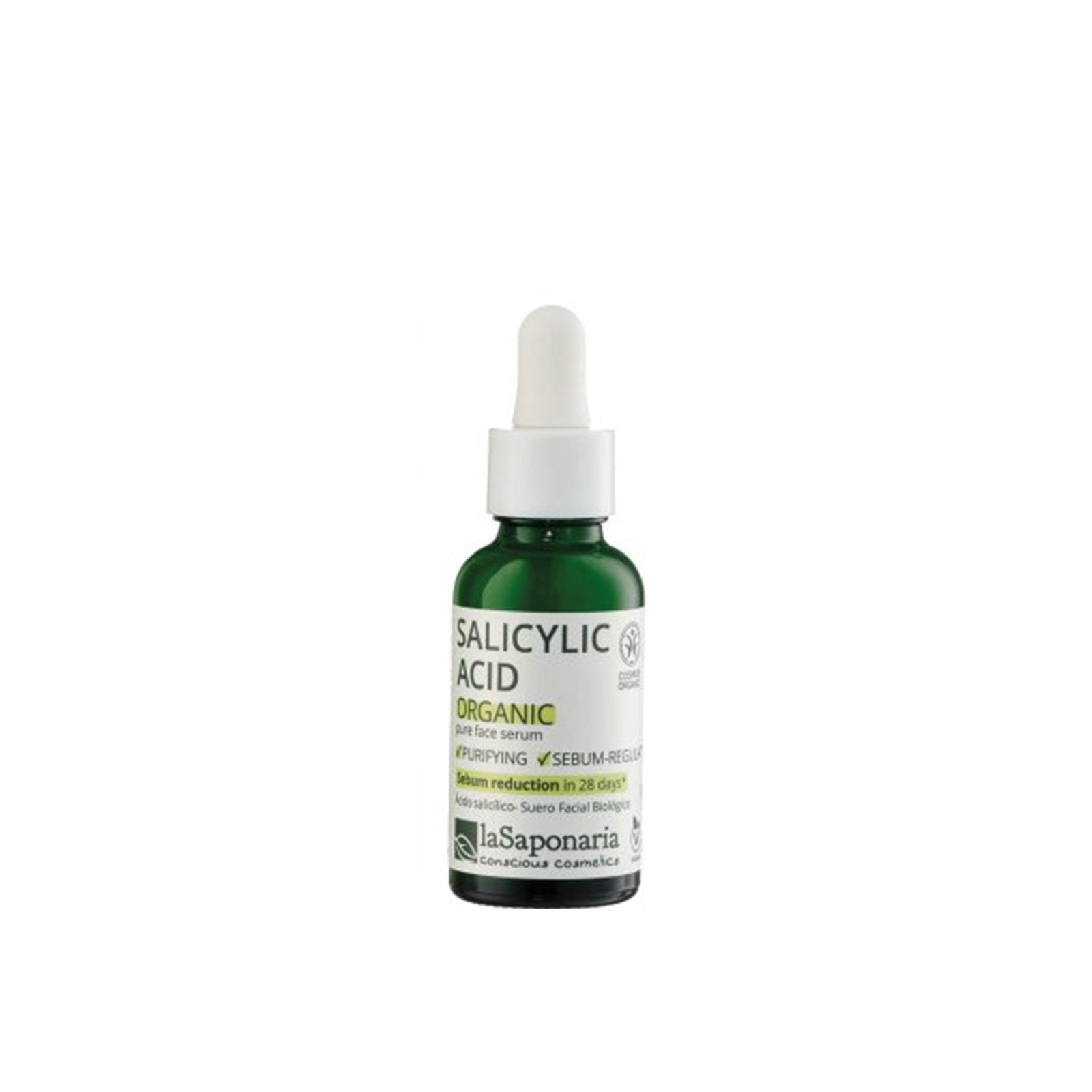 La Saponaria Pure Active Salicylsäure Bio Reines Gesichtsserum 30ml: Produktbild