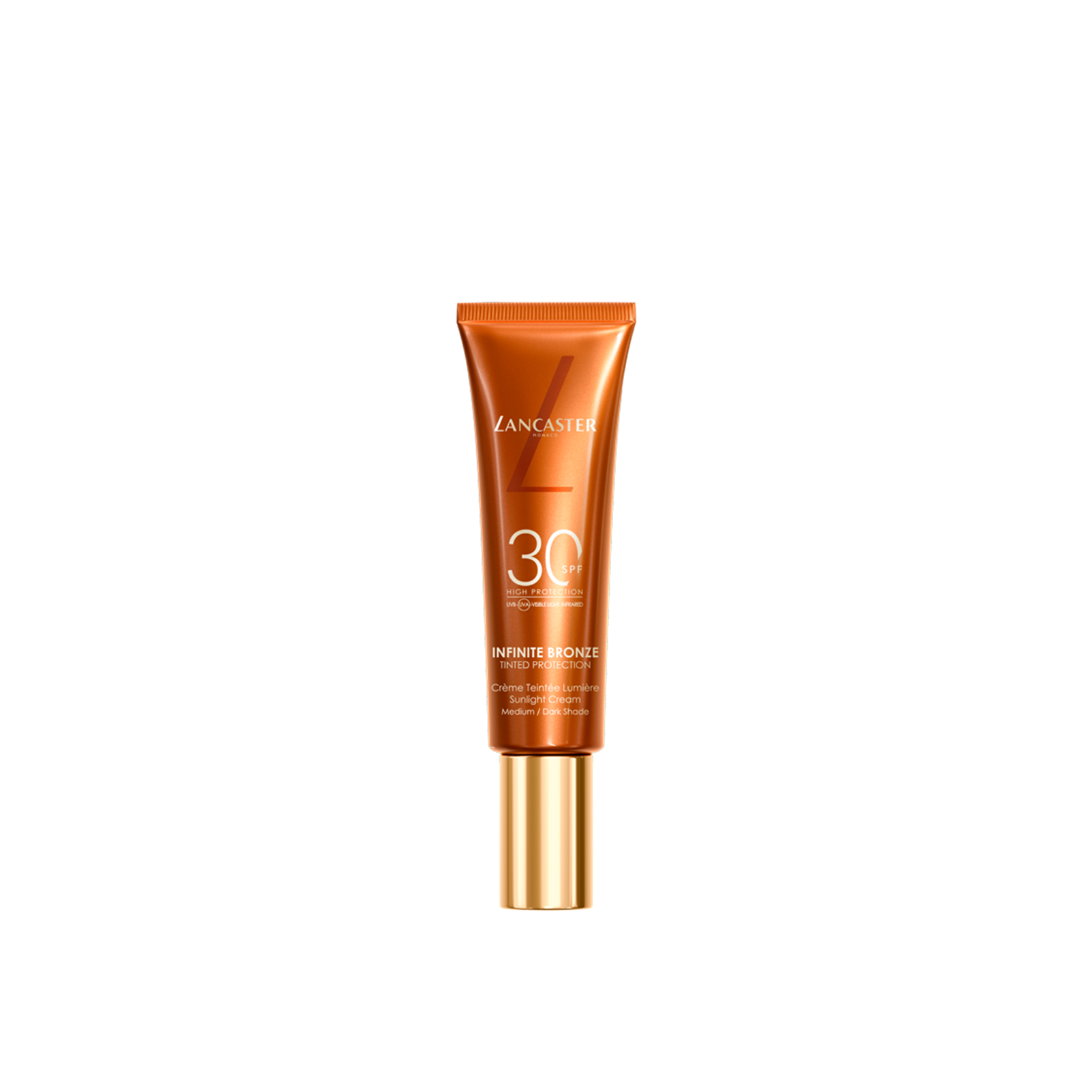 Lancaster Infinite Bronze Getönte Schutzcreme Sunlight SPF30 2 Medium/Dark 50ml: Produktbild