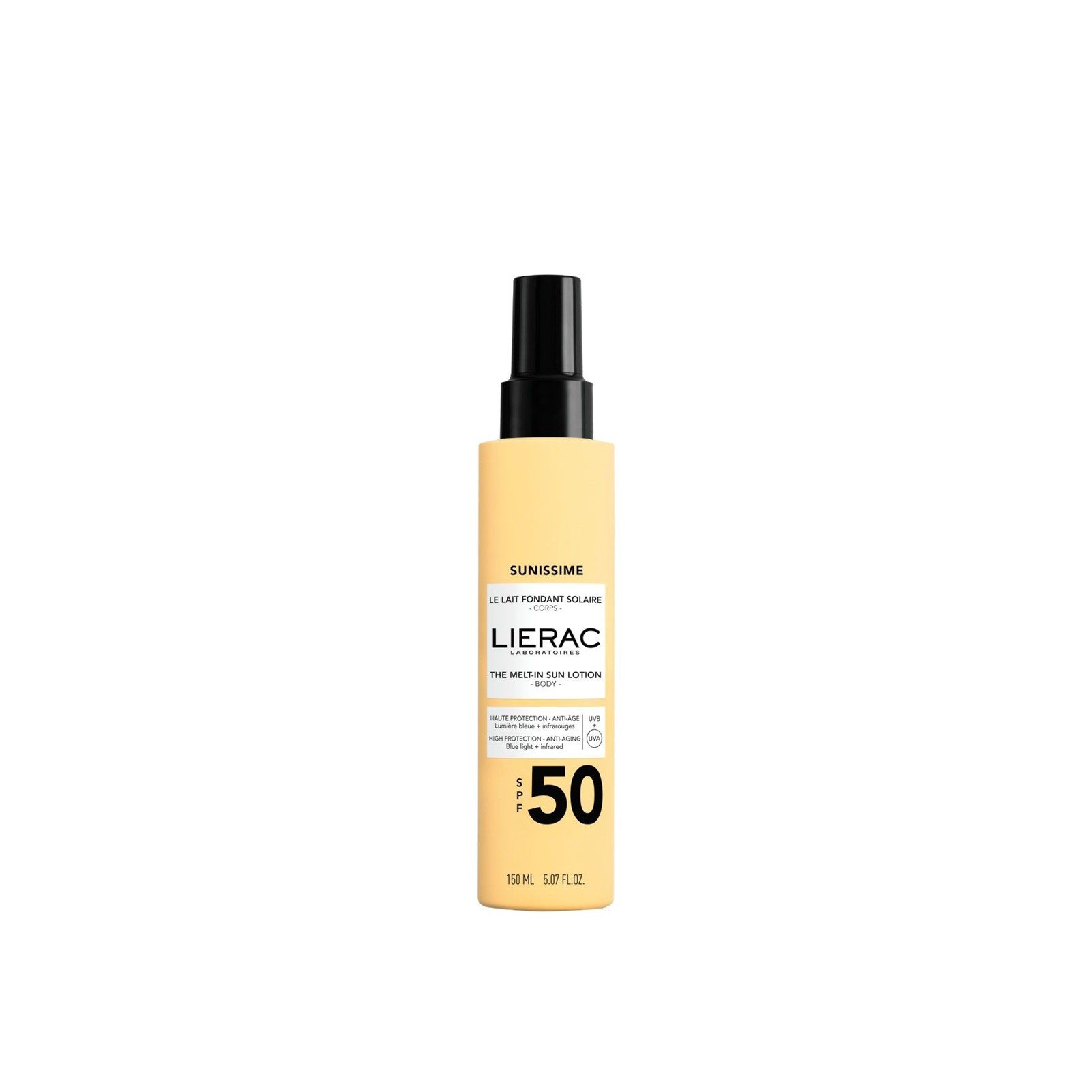 Lierac Sunissime Schmelzende Sonnenmilch LSF50 150ml: product photo