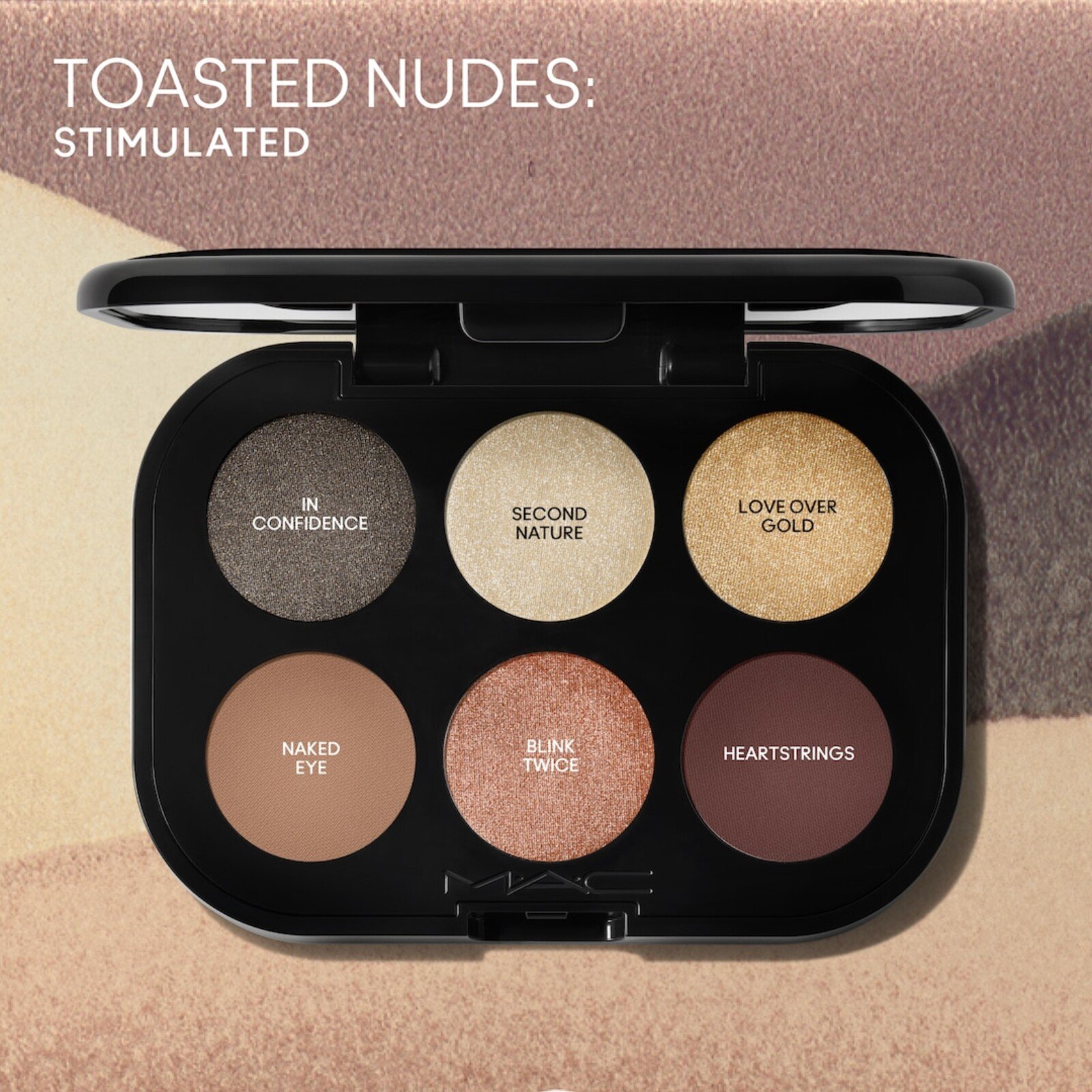 M.A.C Cosmetics Connect In Color Eyeshadow Palette Nude Board USA
