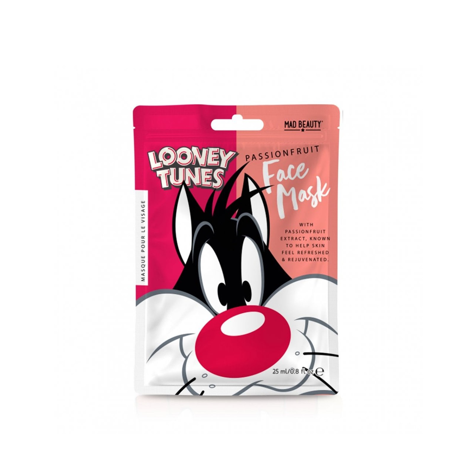 Mad Beauty Warner Brothers Looney Tunes Sylvester Tuchmaske für das Gesicht 25ml: Produktbild