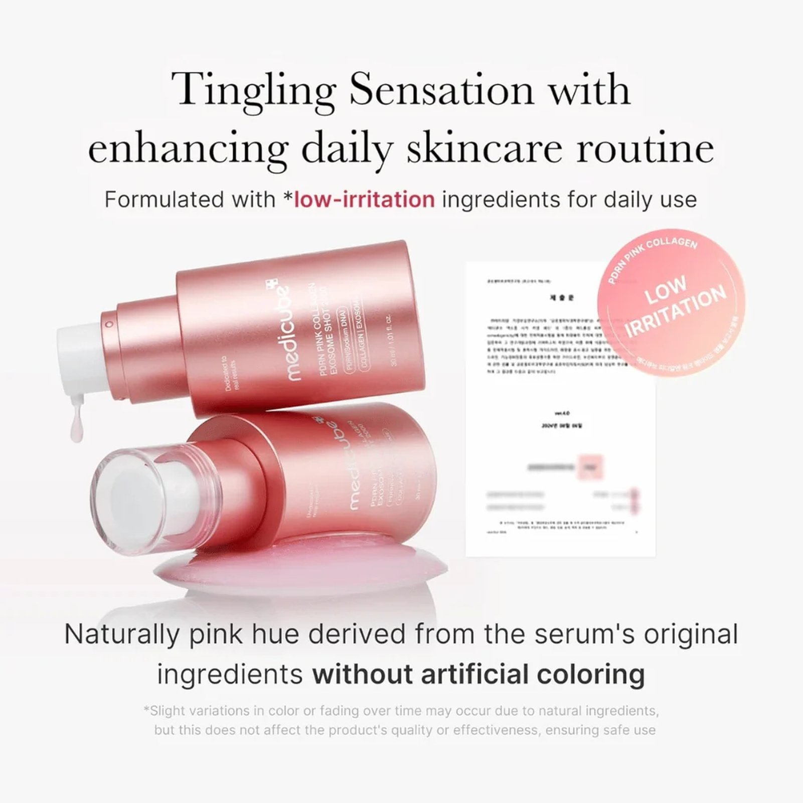 Medicube PDRN Pink Collagen Exosome Shot 2000 30ml (1.01floz) USA
