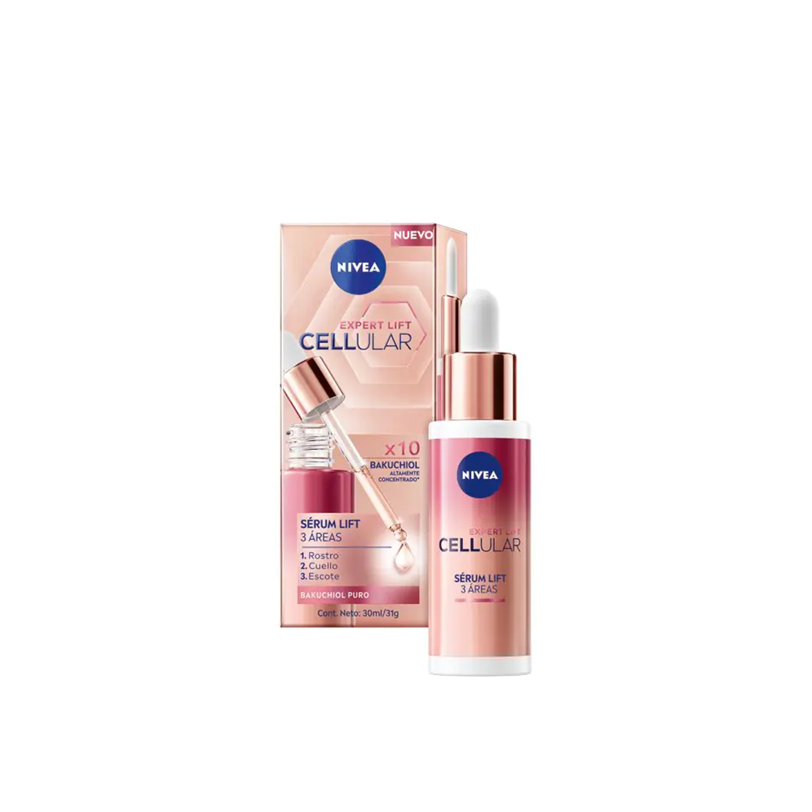 Nivea Cellular Expert Lift 3-Zonen Bakuchiol Serum 30ml: Produktbild