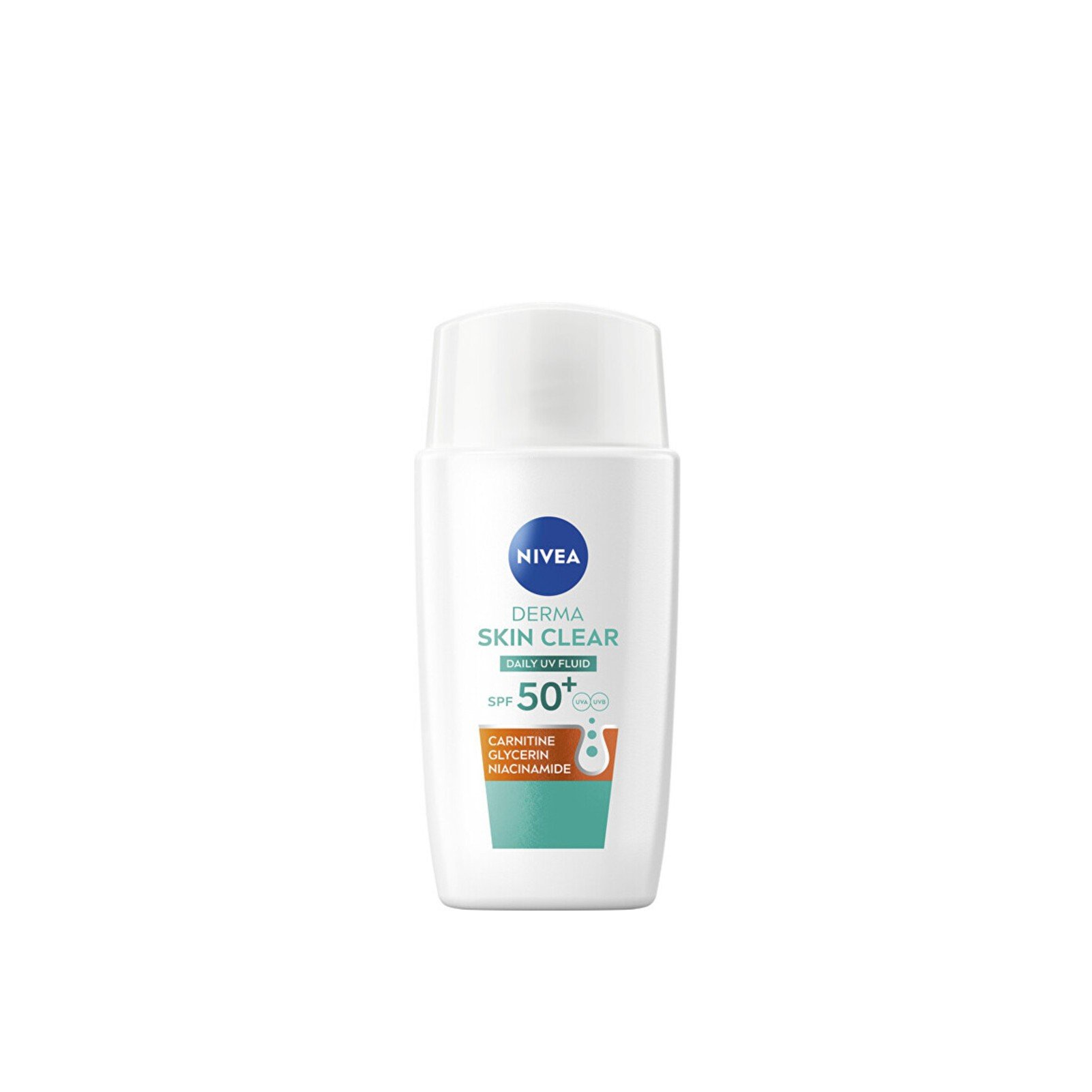 Nivea Derma Skin Clear Tägliches UV-Fluid SPF50+ 40ml: product photo