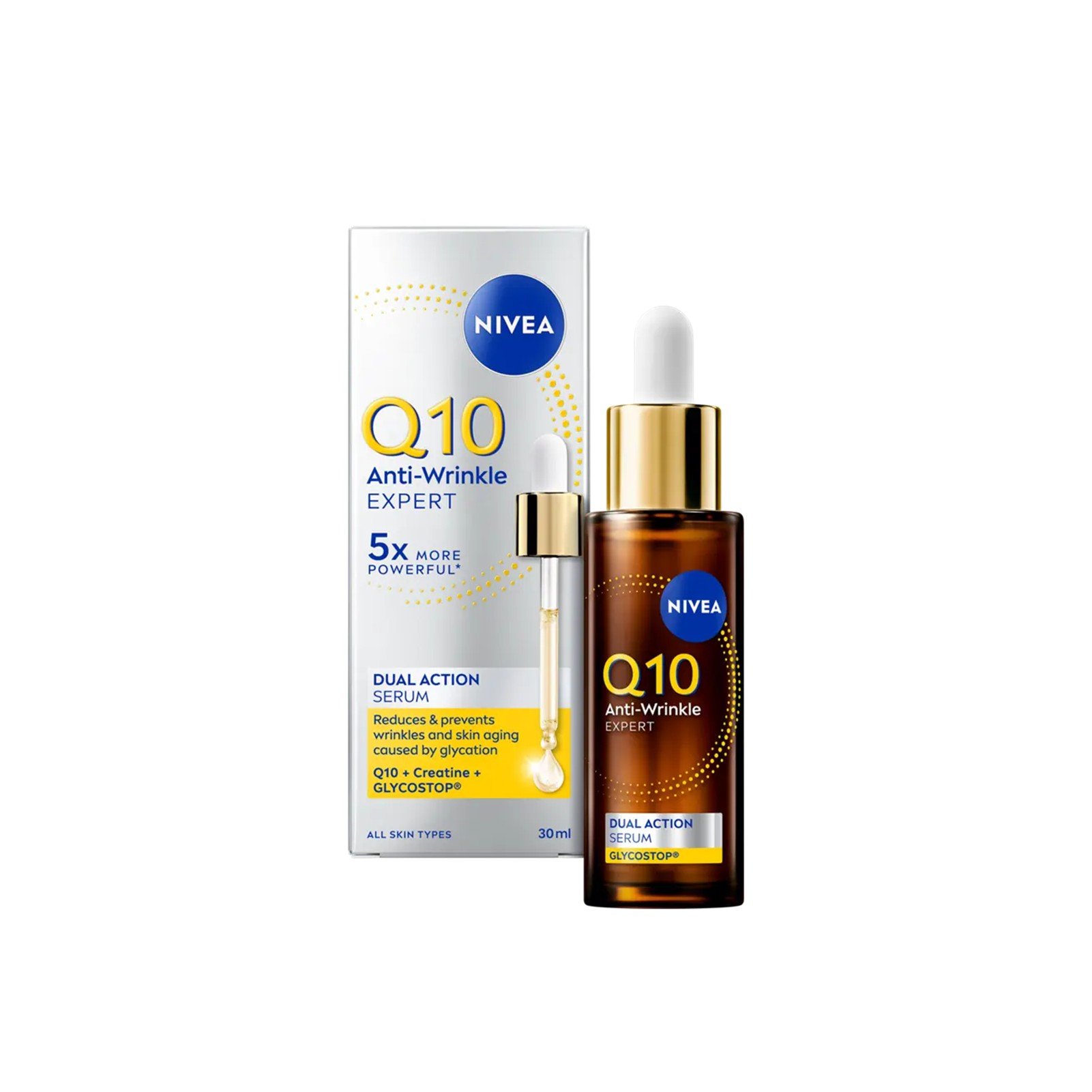 Nivea Q10 Expert Anti-Falten Doppelwirkung Serum 30ml: Produktbild