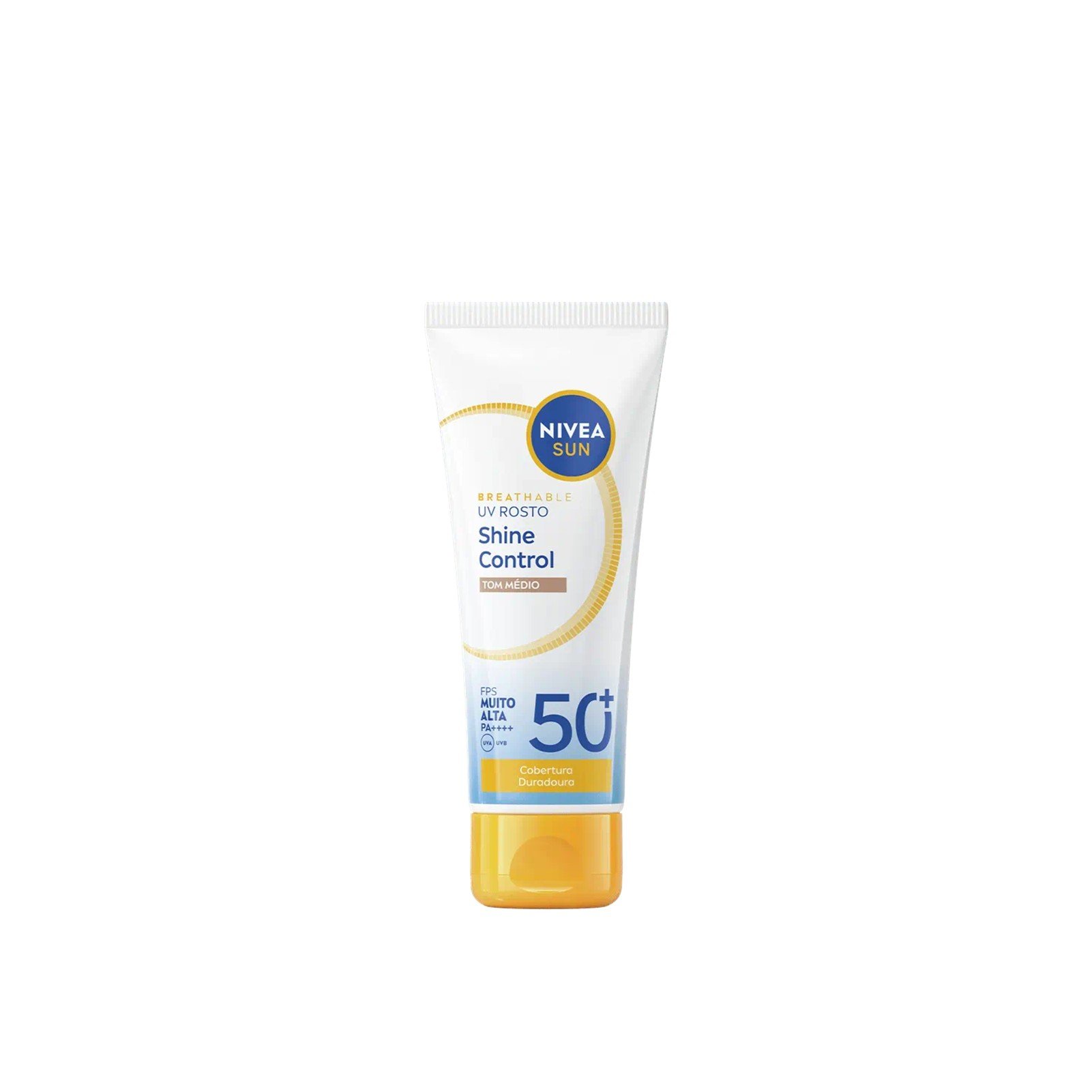 Nivea Sun Atmungsaktive UV-Gesichtscreme Glanzkontrolle Getönt Medium SPF50 50ml: product photo