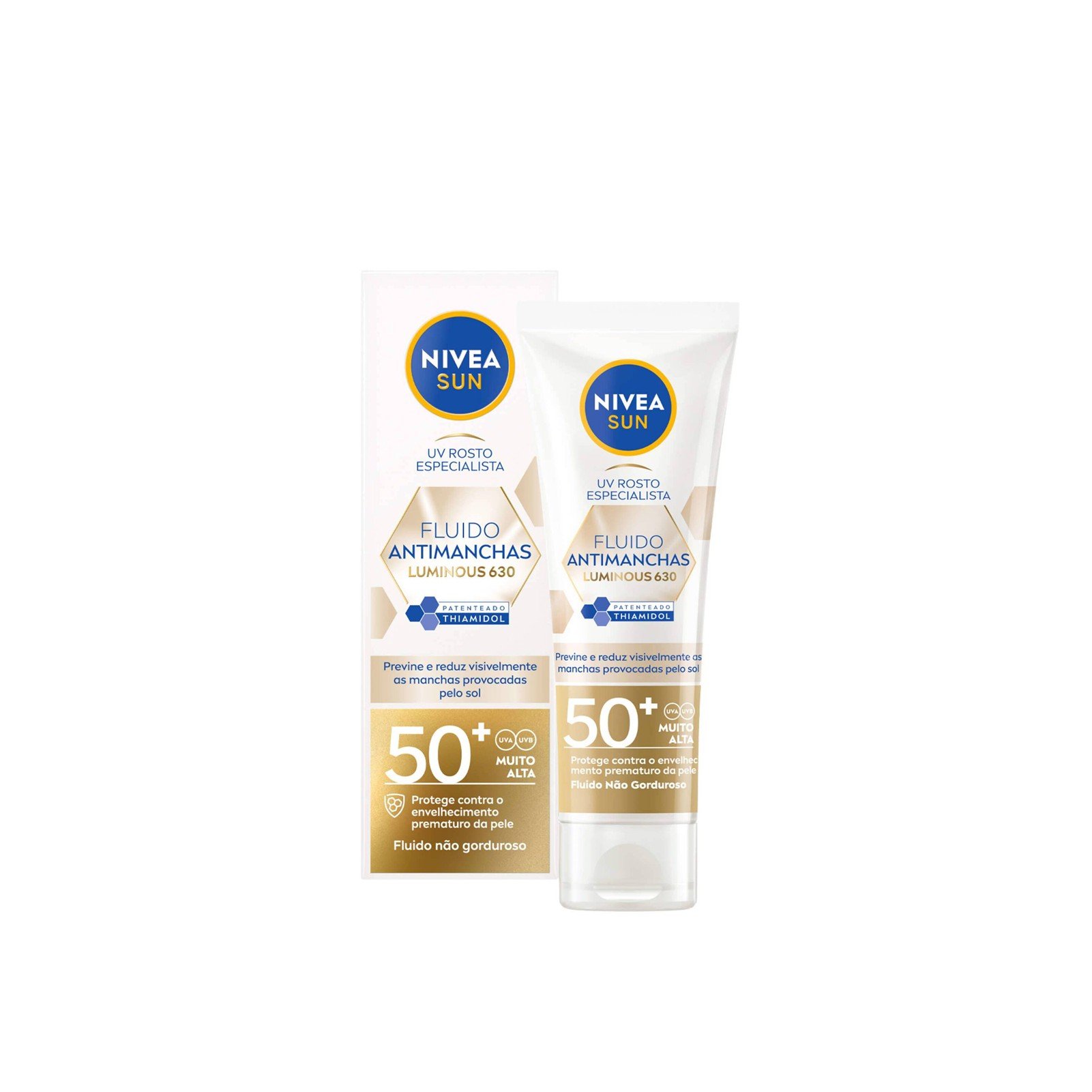 Nivea Sun Luminous 630 UV Face Specialist Fluid gegen dunkle Flecken LSF50+ 40ml: Produktbild