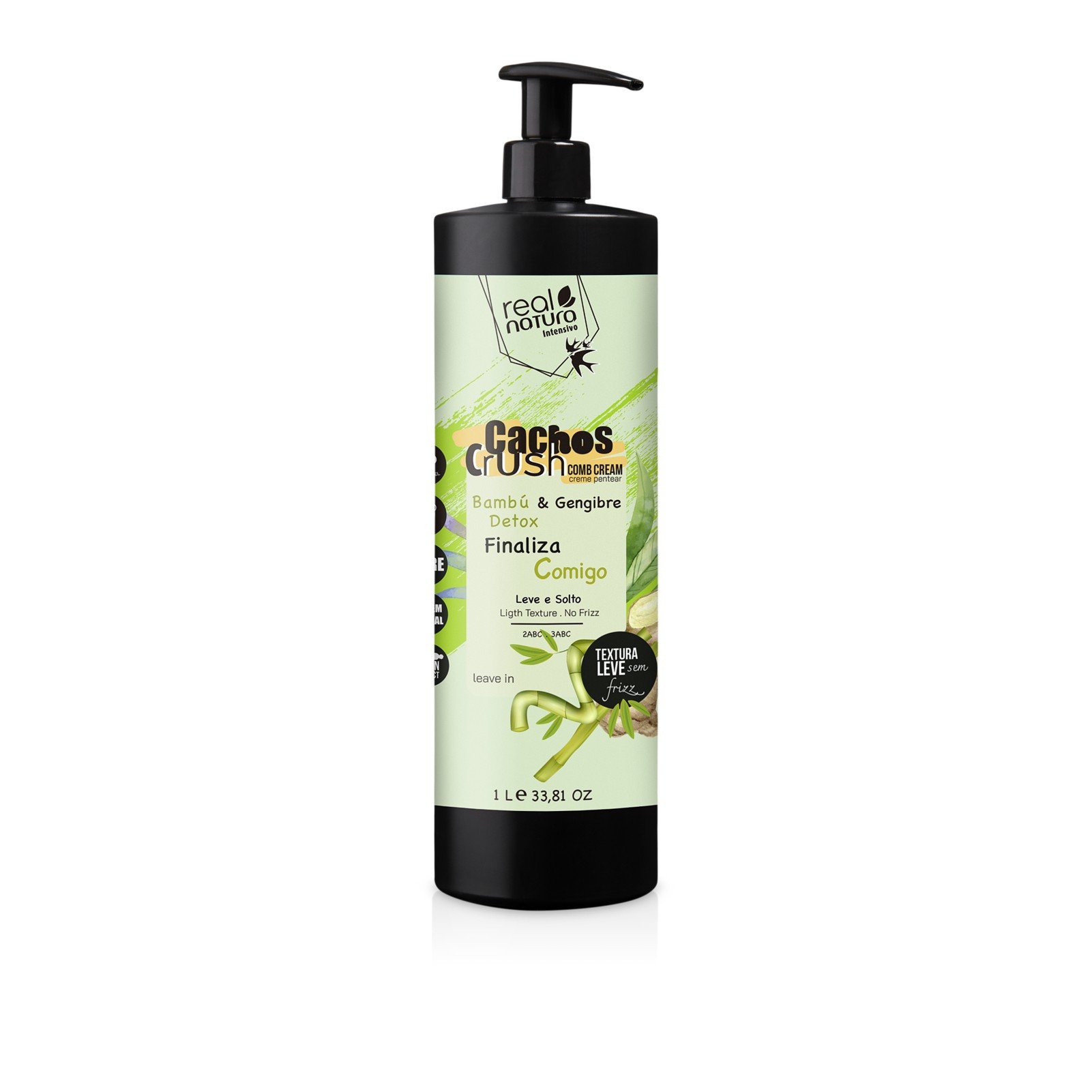 Real Natura Cachos Crush Bamboo & Ginger Kämmcreme 1L: Produktbild