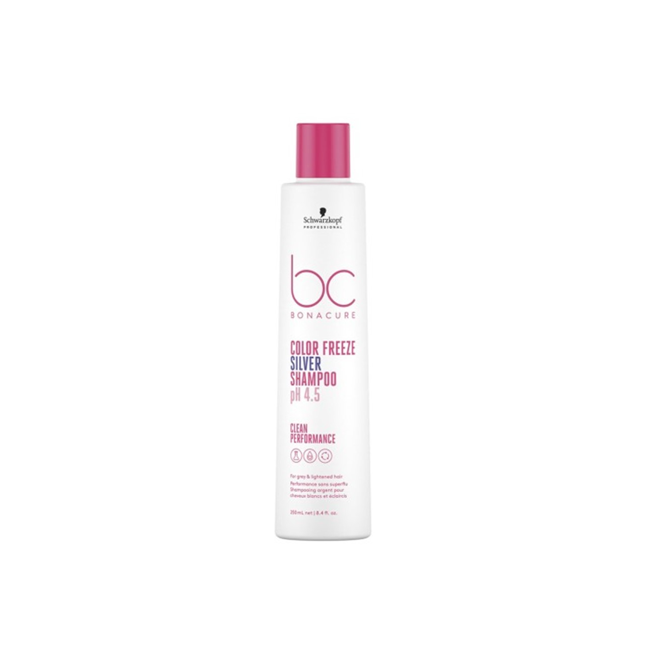 Schwarzkopf BC pH 4.5 Color Freeze Silver Shampoo USA