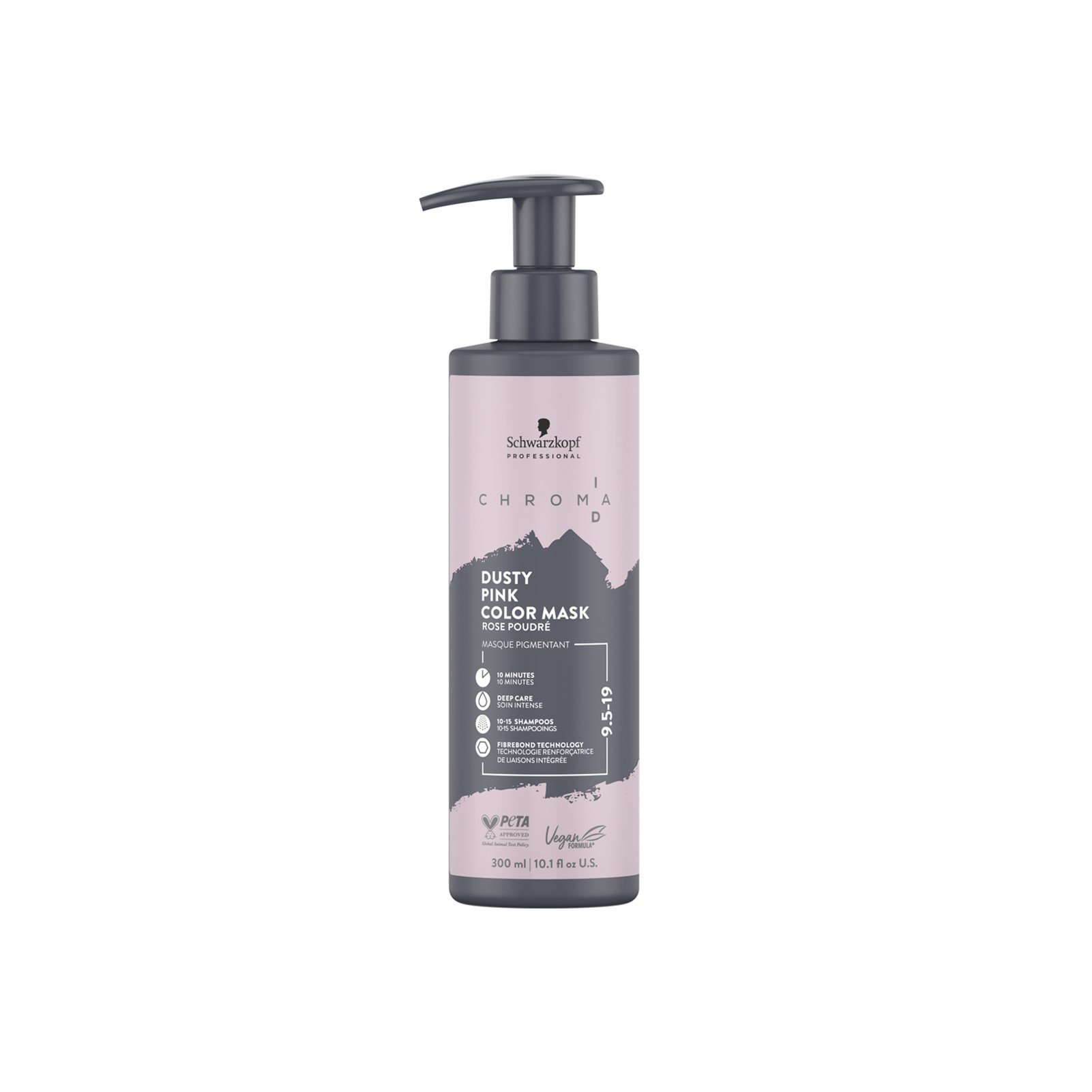 Schwarzkopf-Professional Schwarzkopf Chroma ID Bonding Farbmaske 9.5-19 Dusty Pink 300ml: Produktbild