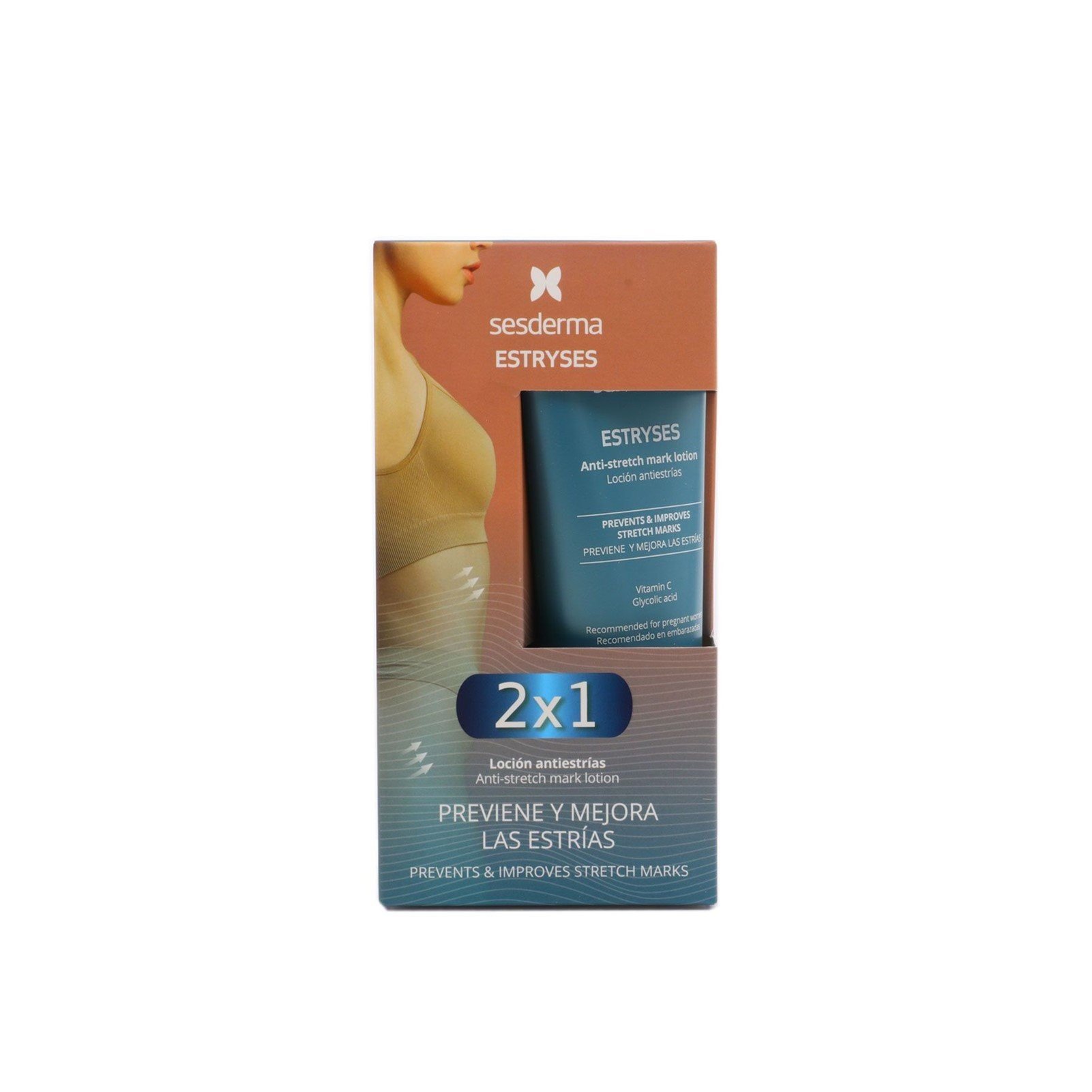 Sesderma Estryses Anti-Dehnungsstreifen Lotion 200ml x2: product photo